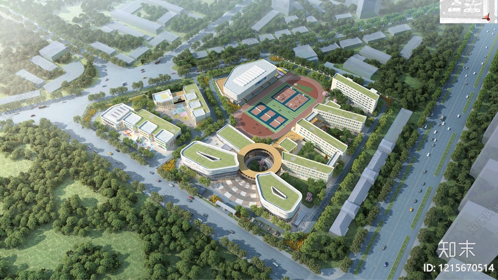 现代中小学建筑下载【ID:1215670514】