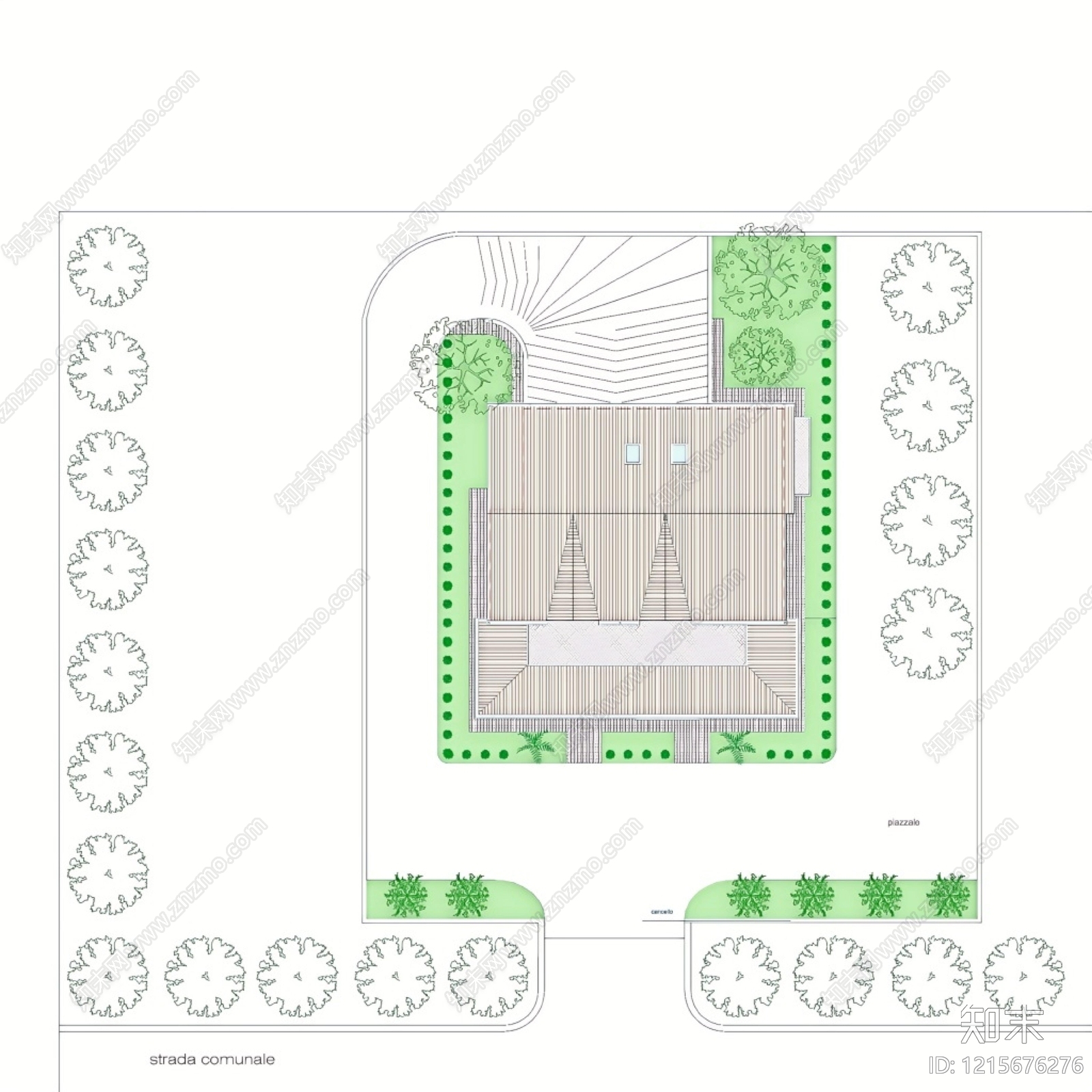 现代别墅建筑cad施工图下载【ID:1215676276】