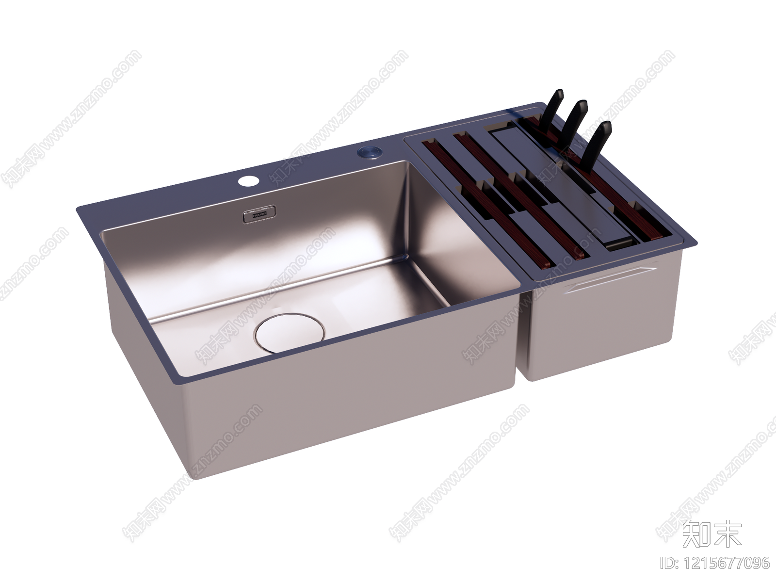 现代简约厨房用品组合SU模型下载【ID:1215677096】