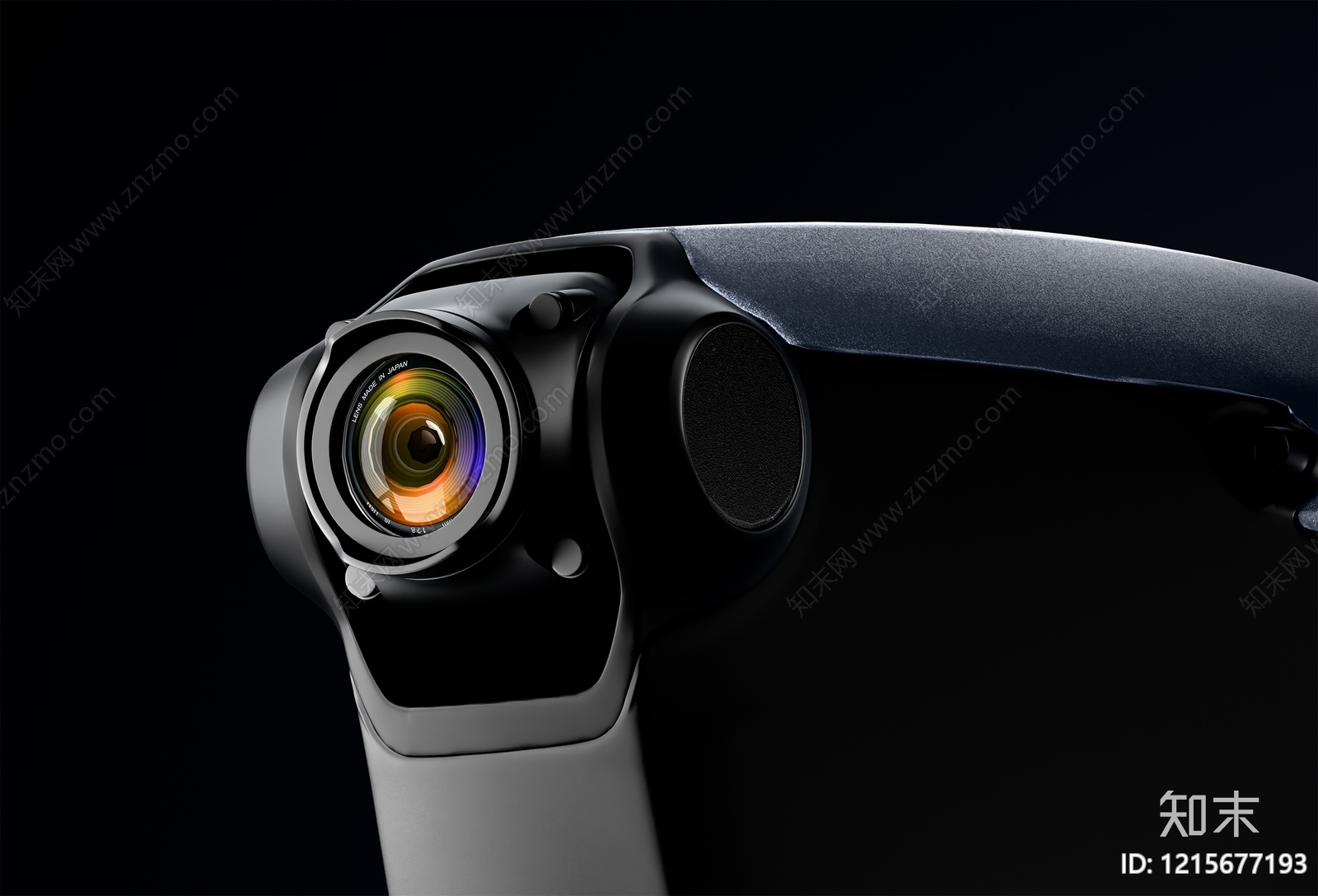 极简主义3D投影灯3D模型渲染效果图