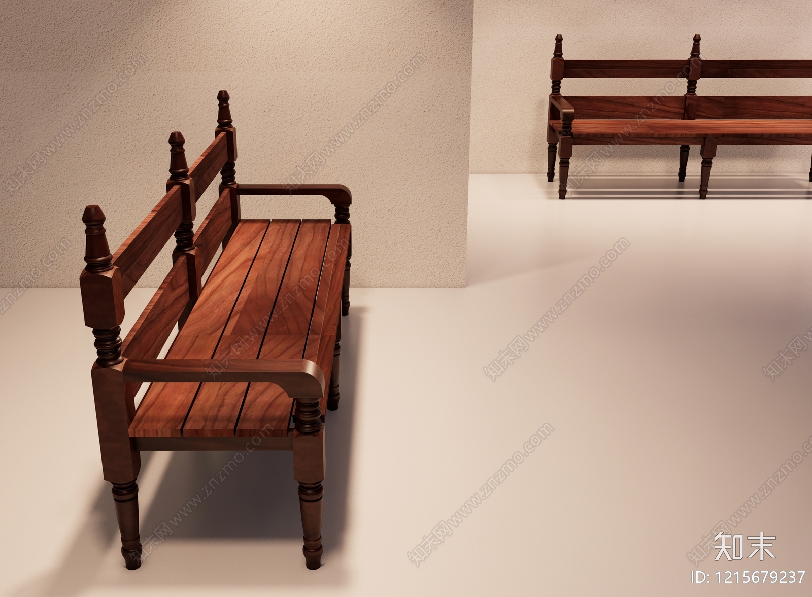 中古风休闲椅3D模型下载【ID:1215679237】
