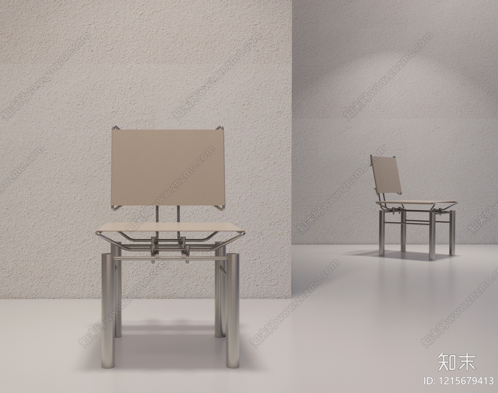 极简主义休闲椅3D模型下载【ID:1215679413】