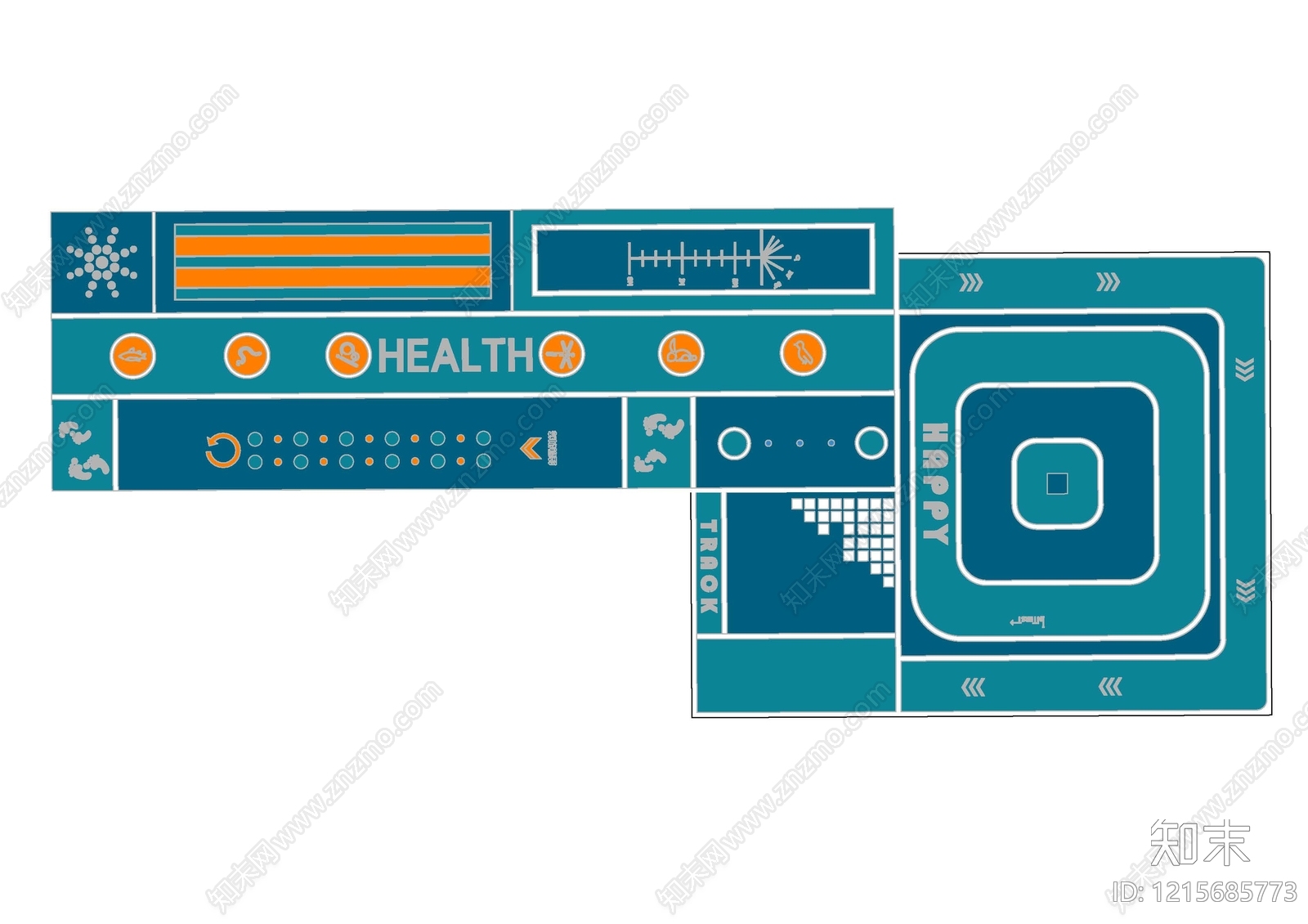 社区儿童区施工图下载【ID:1215685773】