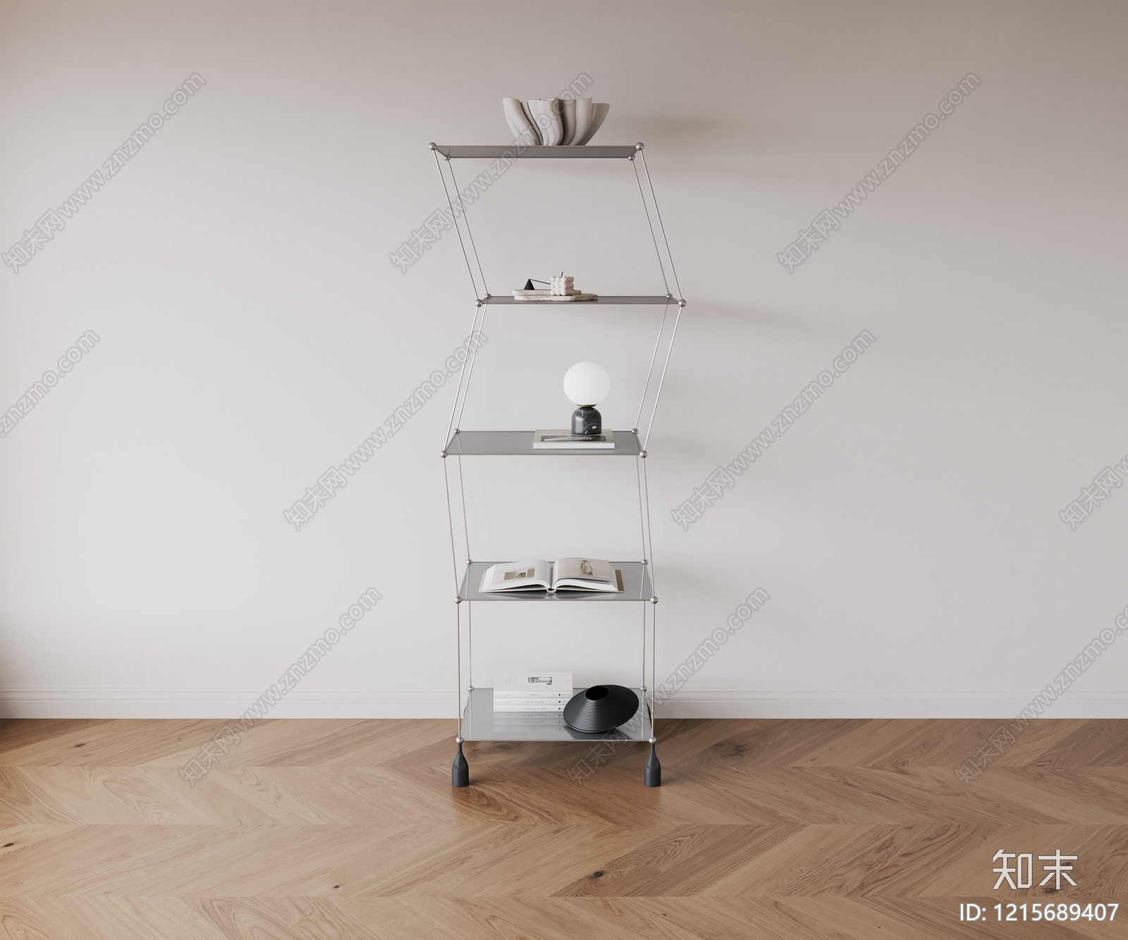 现代简约置物架3D模型下载【ID:1215689407】