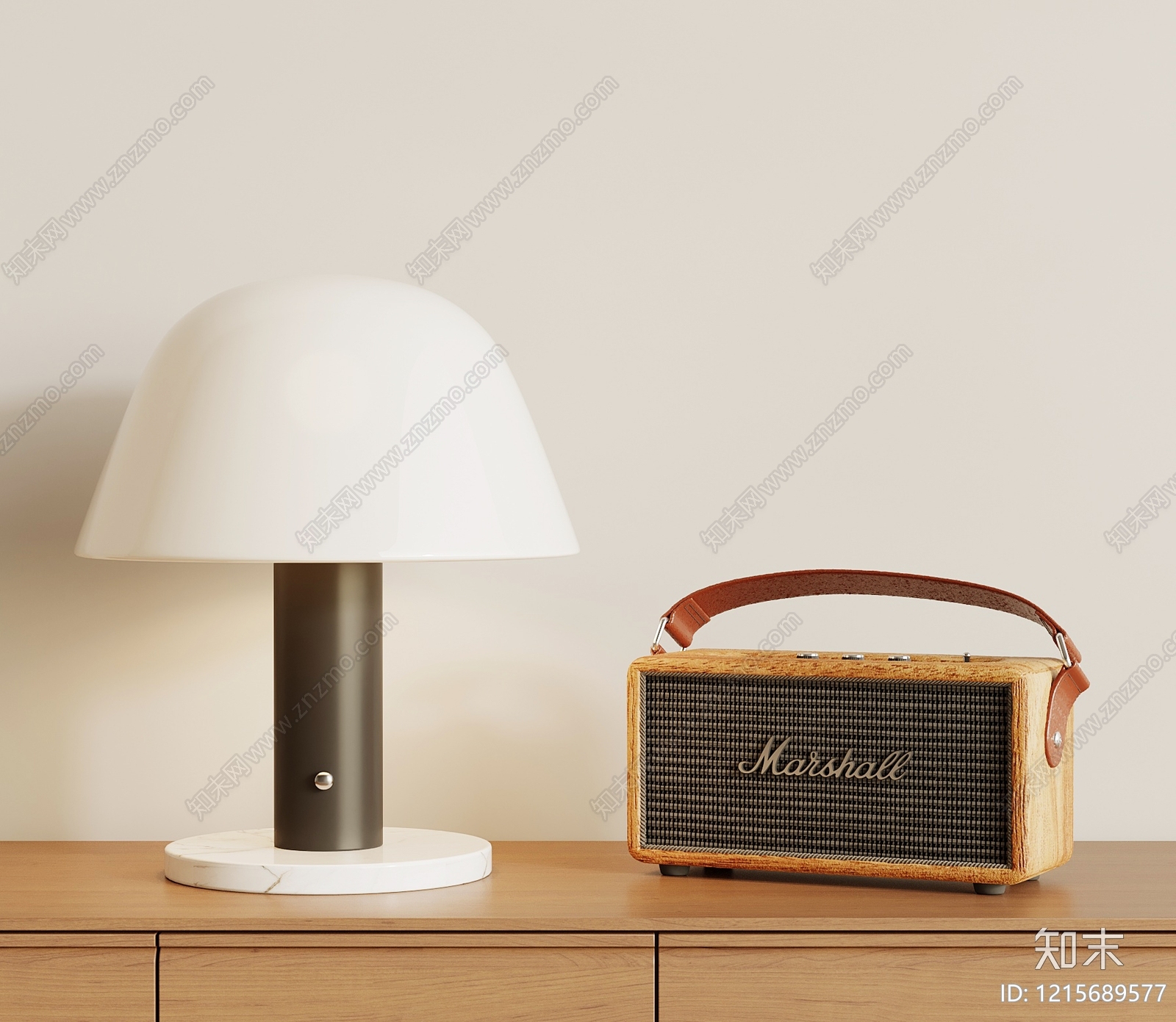 奶油风灯具组合3D模型下载【ID:1215689577】