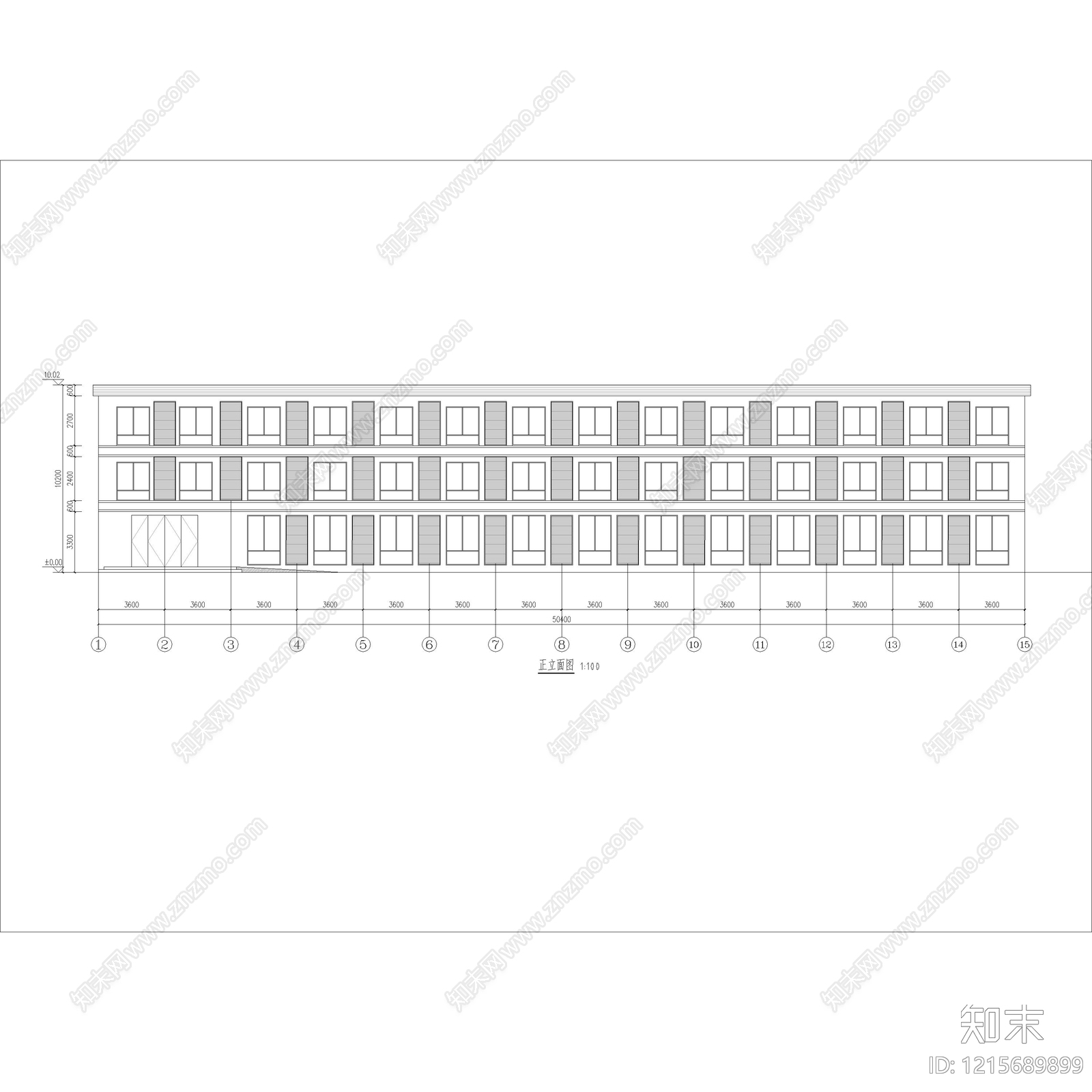 现代新中式酒店建筑施工图下载【ID:1215689899】