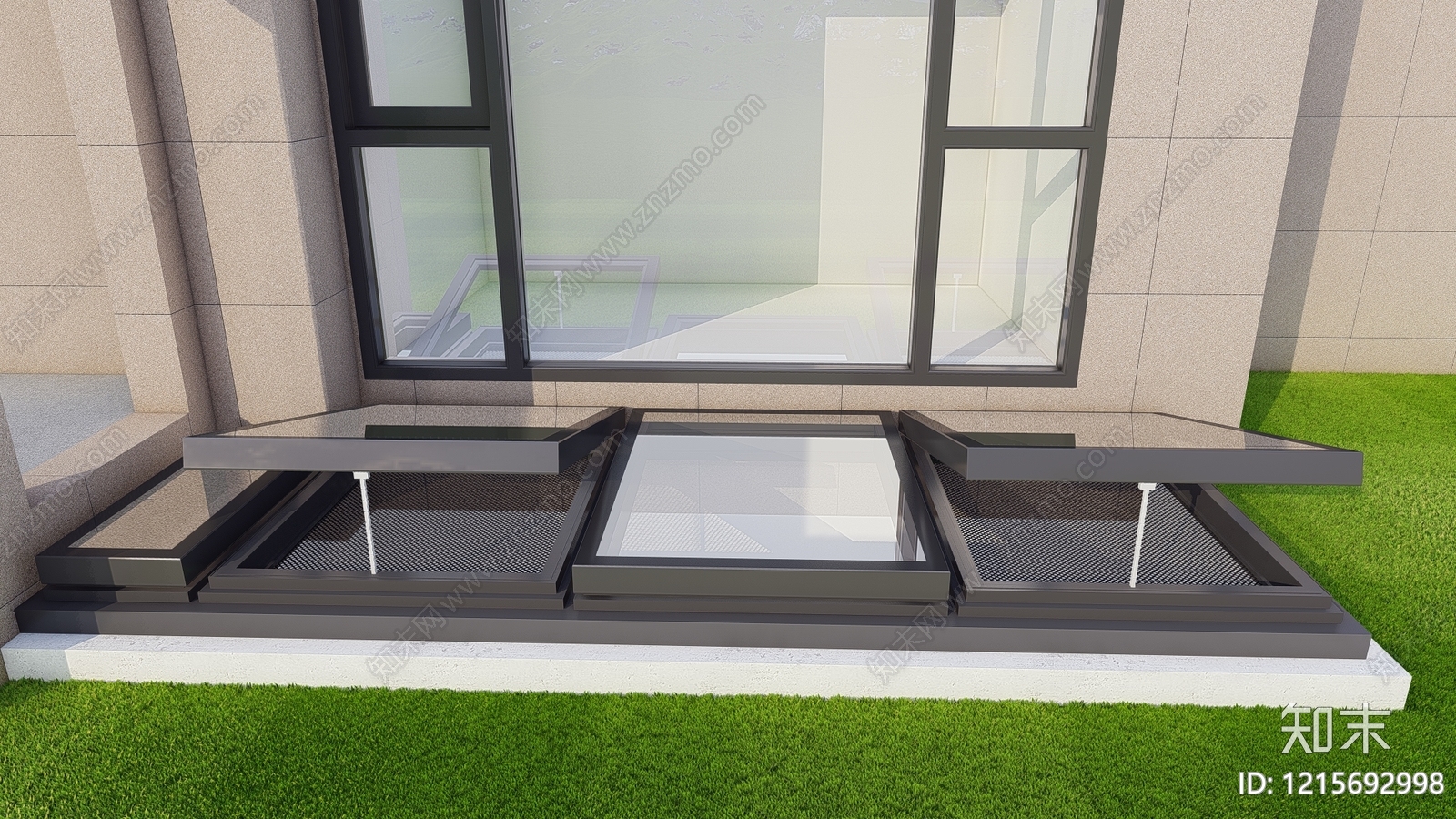 现代简约天窗SU模型下载【ID:1215692998】