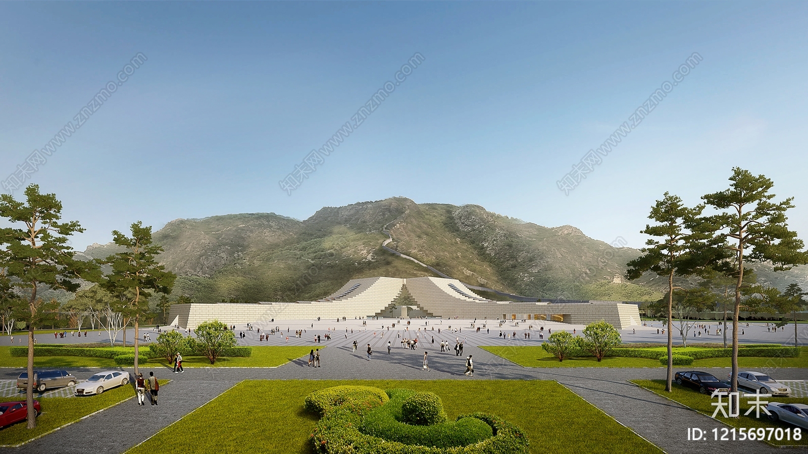 现代主义博物馆3D模型下载【ID:1215697018】