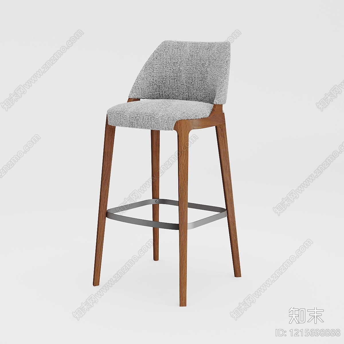 现代简约吧椅3D模型下载【ID:1215698888】