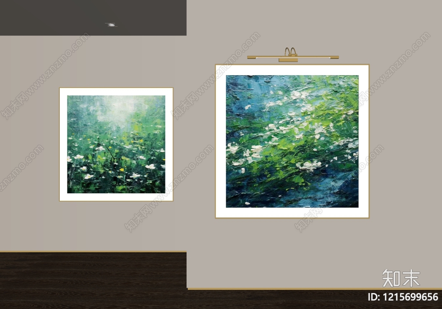 现代简约挂画SU模型下载【ID:1215699656】