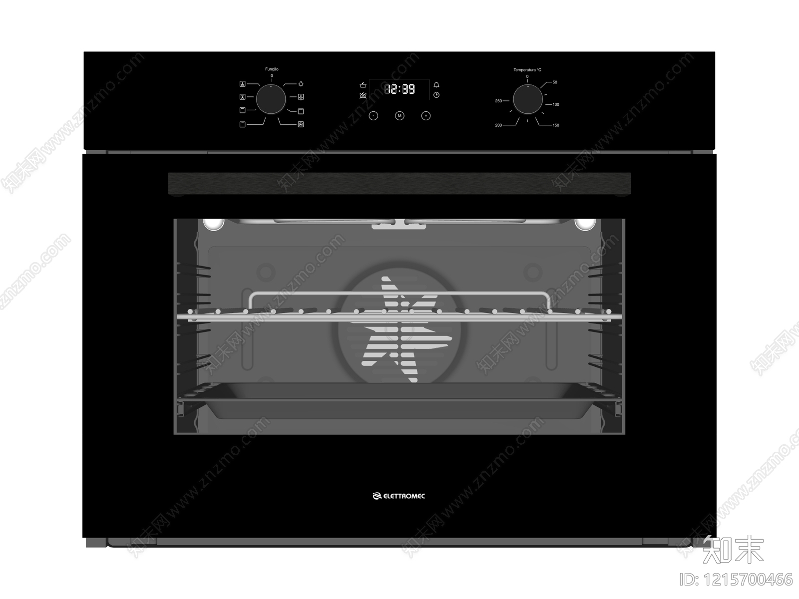 现代简约烤箱SU模型下载【ID:1215700466】