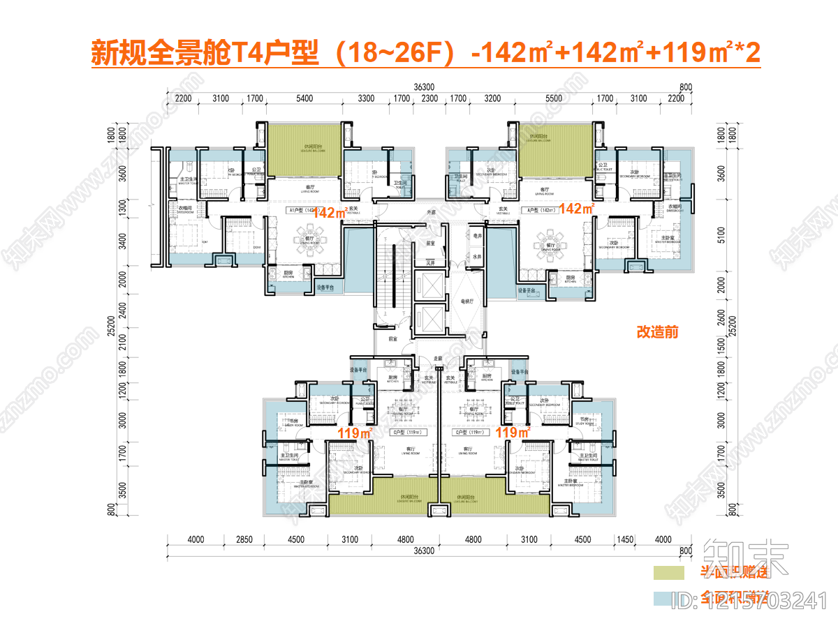 高层住宅cad施工图下载【ID:1215703241】
