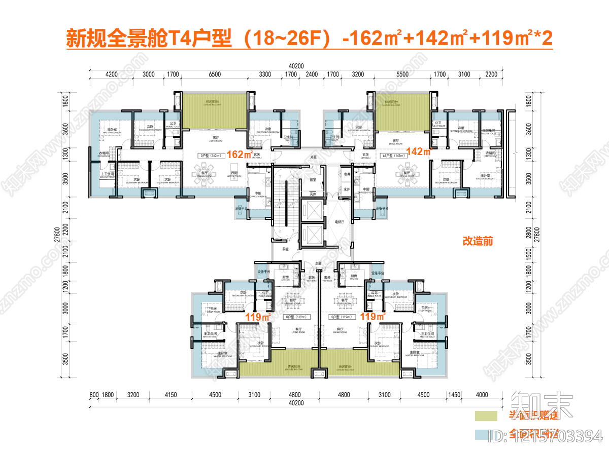 高层住宅cad施工图下载【ID:1215703394】