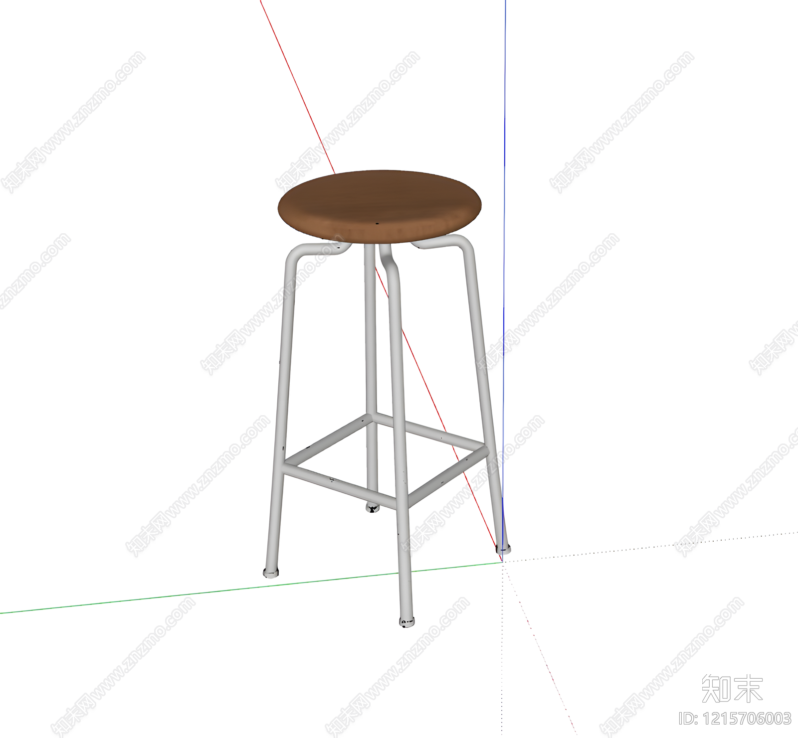 现代简约吧凳SU模型下载【ID:1215706003】