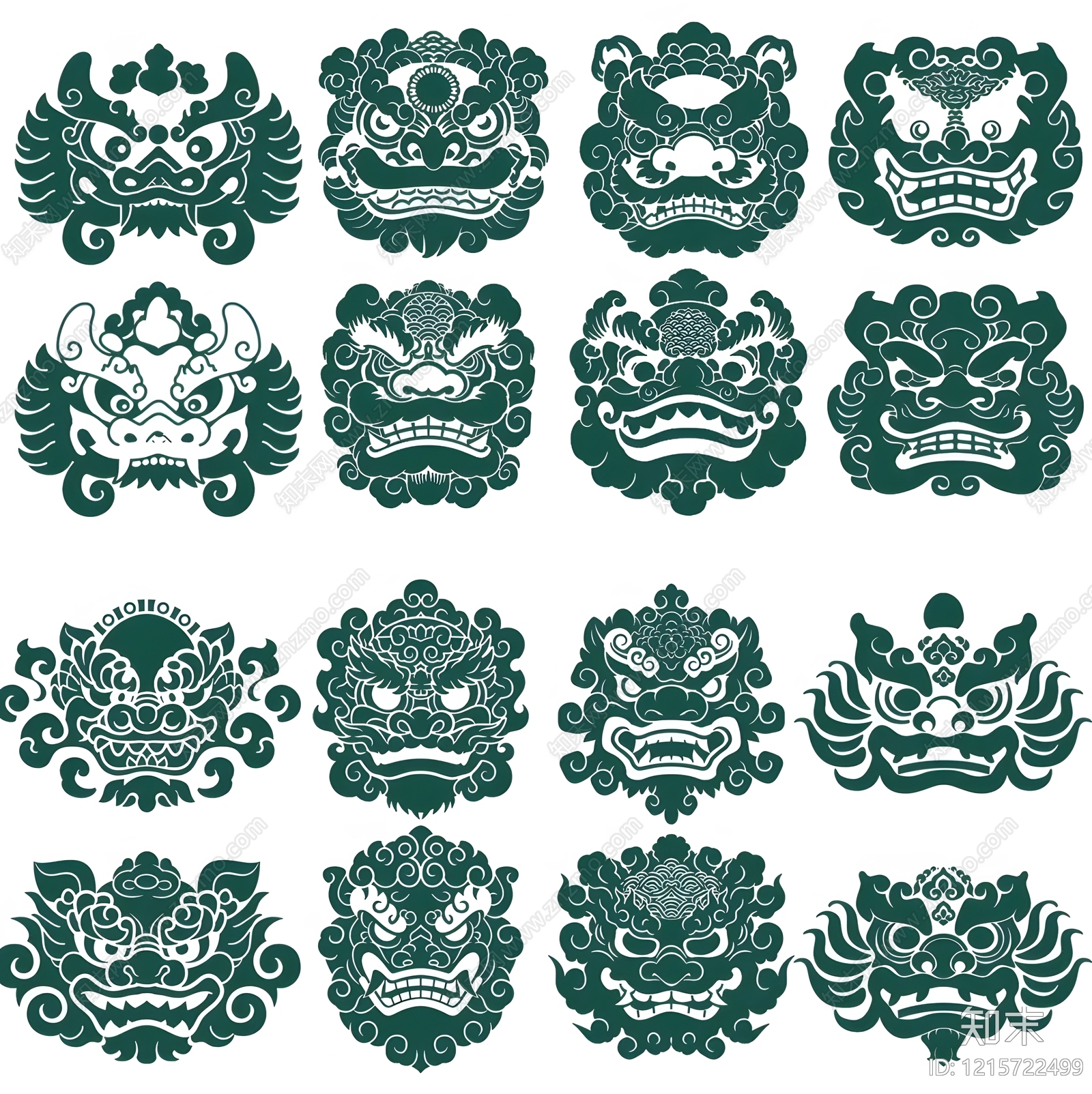 现代剪影图库施工图下载【ID:1215722499】