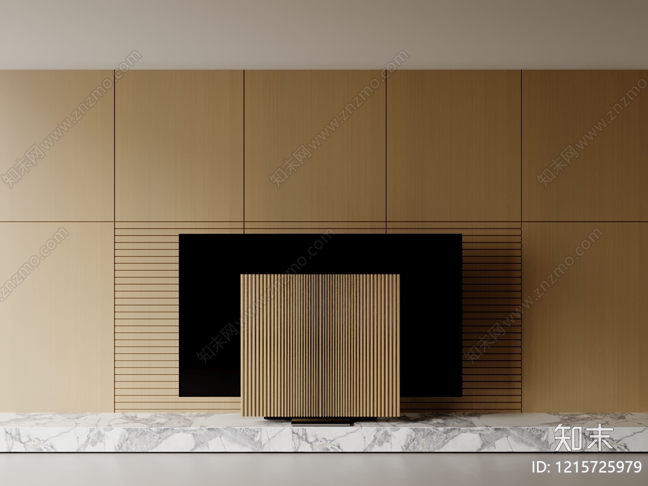 极简背景墙SU模型下载【ID:1215725979】