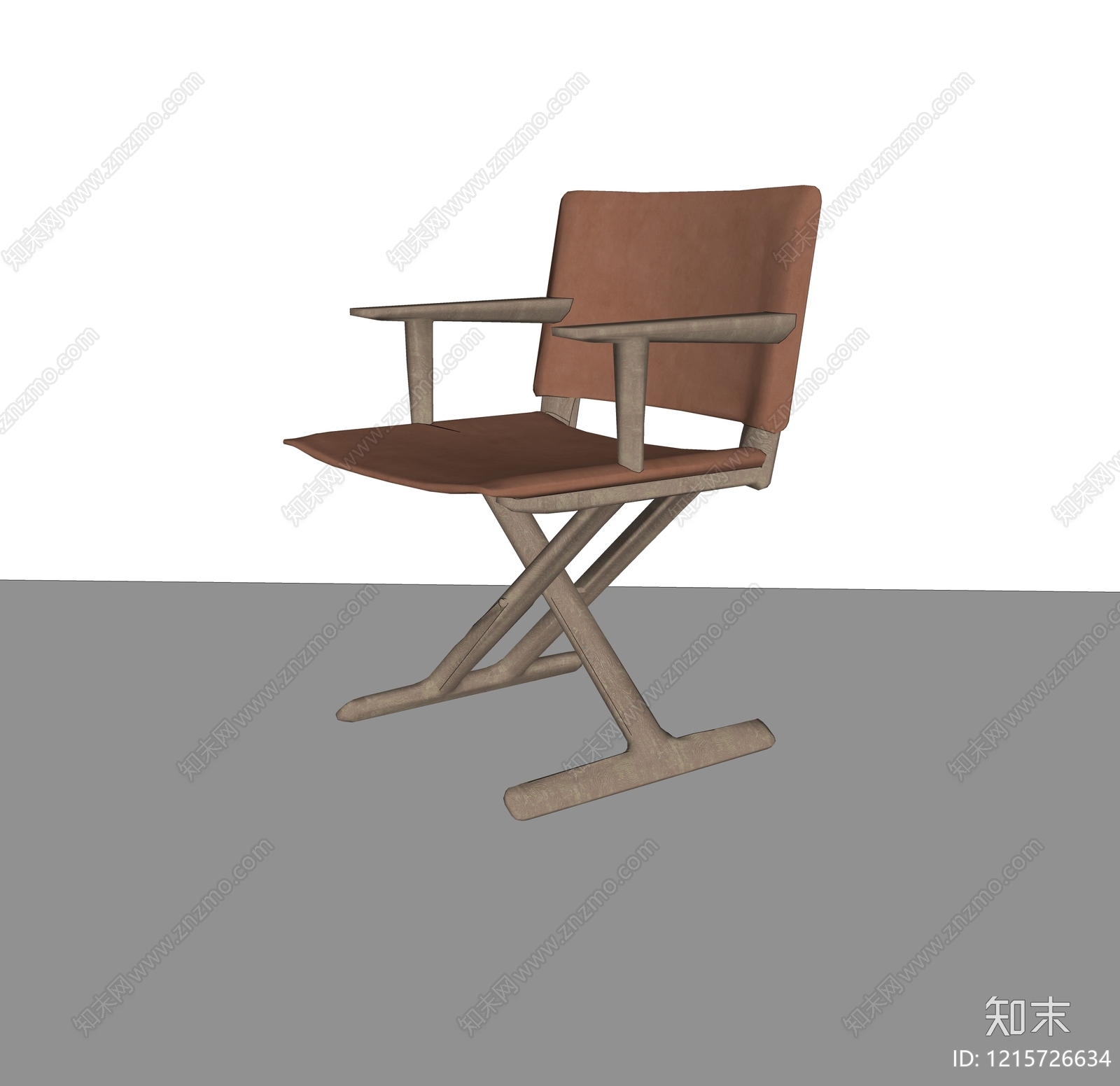 原木风休闲椅SU模型下载【ID:1215726634】