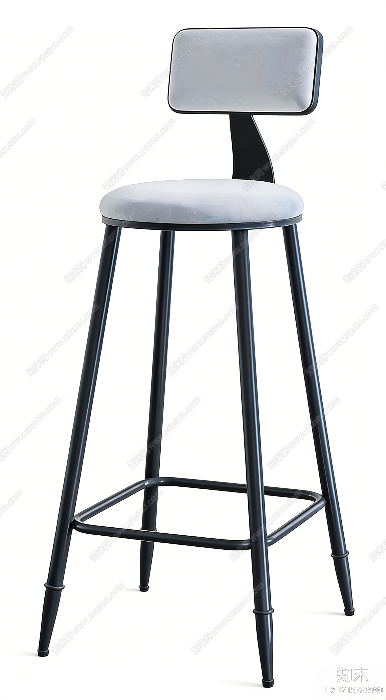 现代简约吧椅3D模型下载【ID:1215726930】