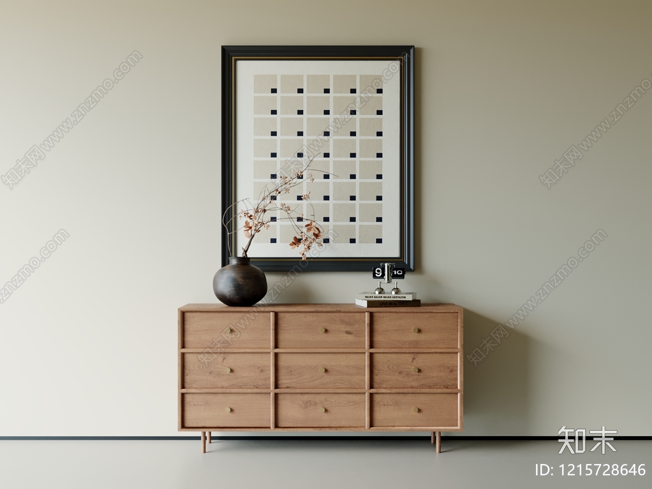 中古风斗柜SU模型下载【ID:1215728646】