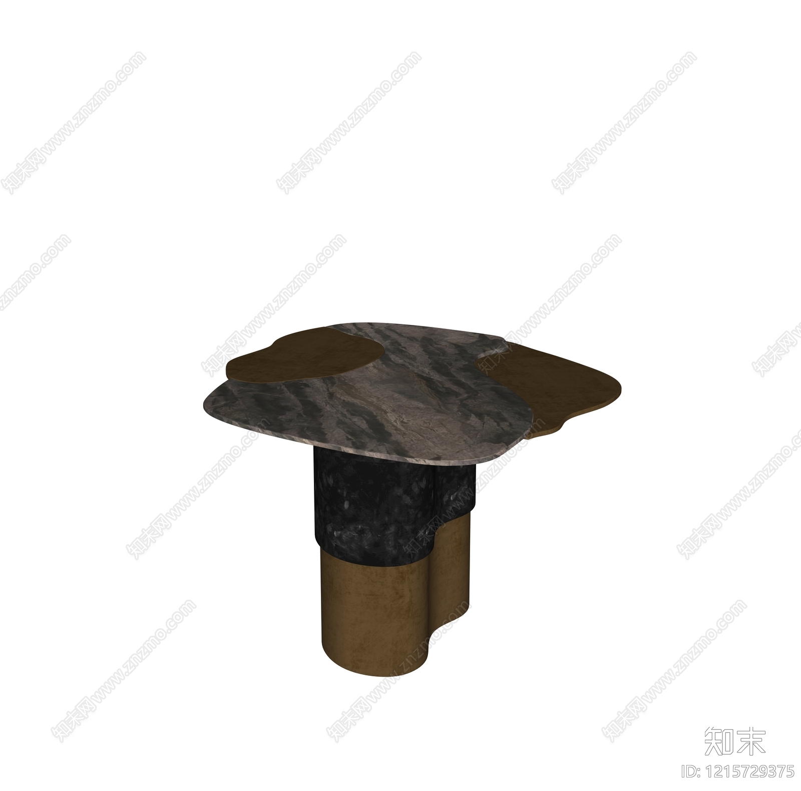 意式轻奢边几SU模型下载【ID:1215729375】