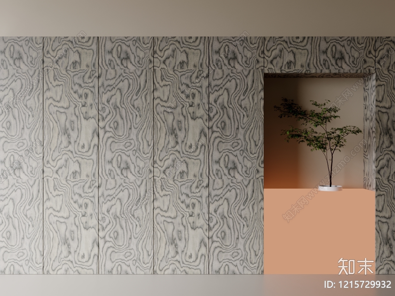 极简背景墙SU模型下载【ID:1215729932】