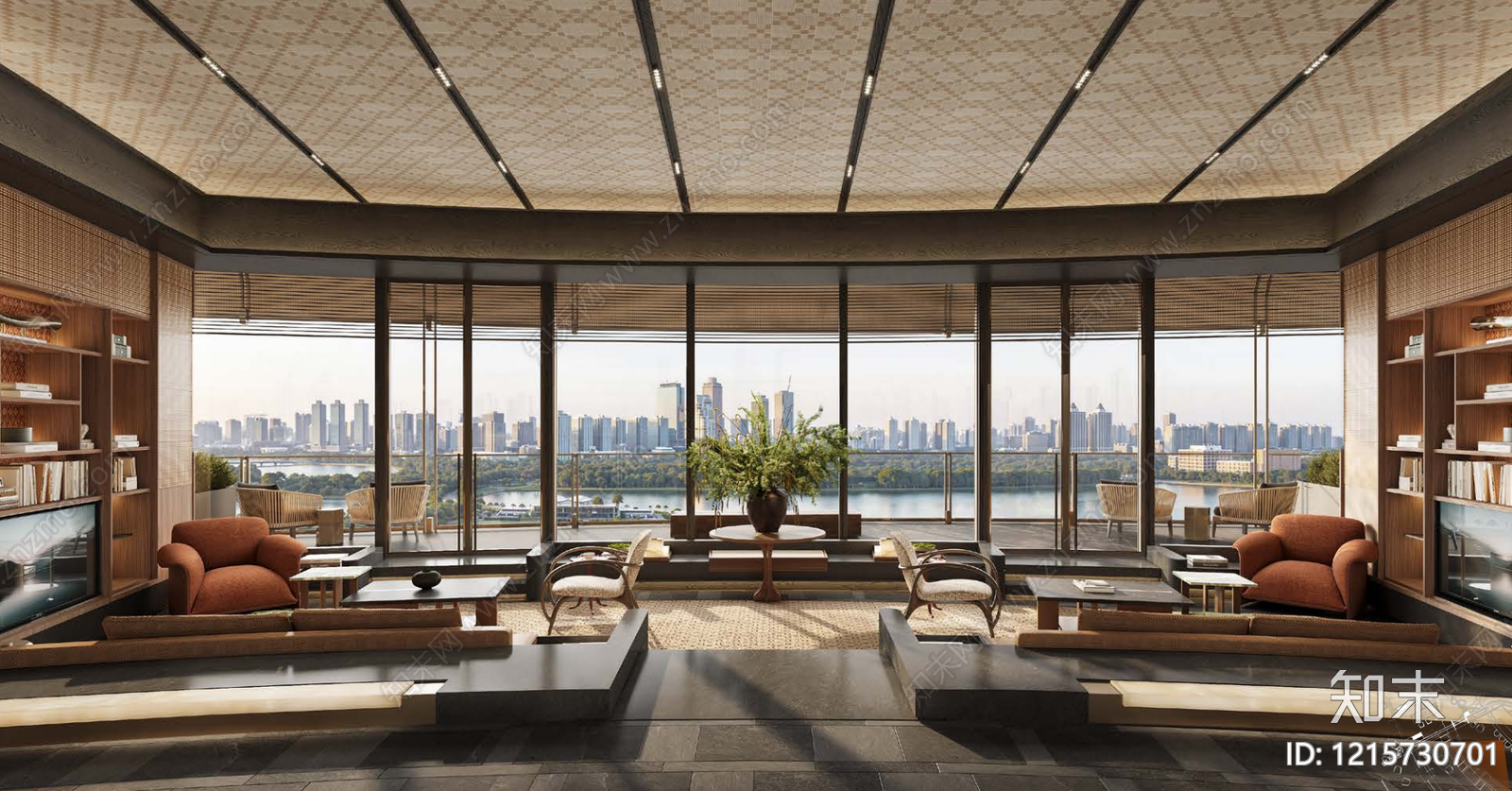 轻奢复古售楼处下载【ID:1215730701】