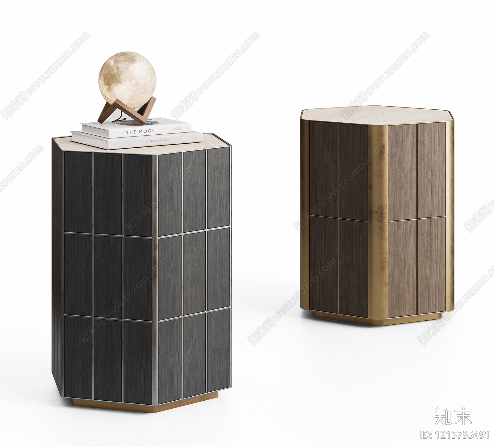 意式轻奢边几3D模型下载【ID:1215735491】