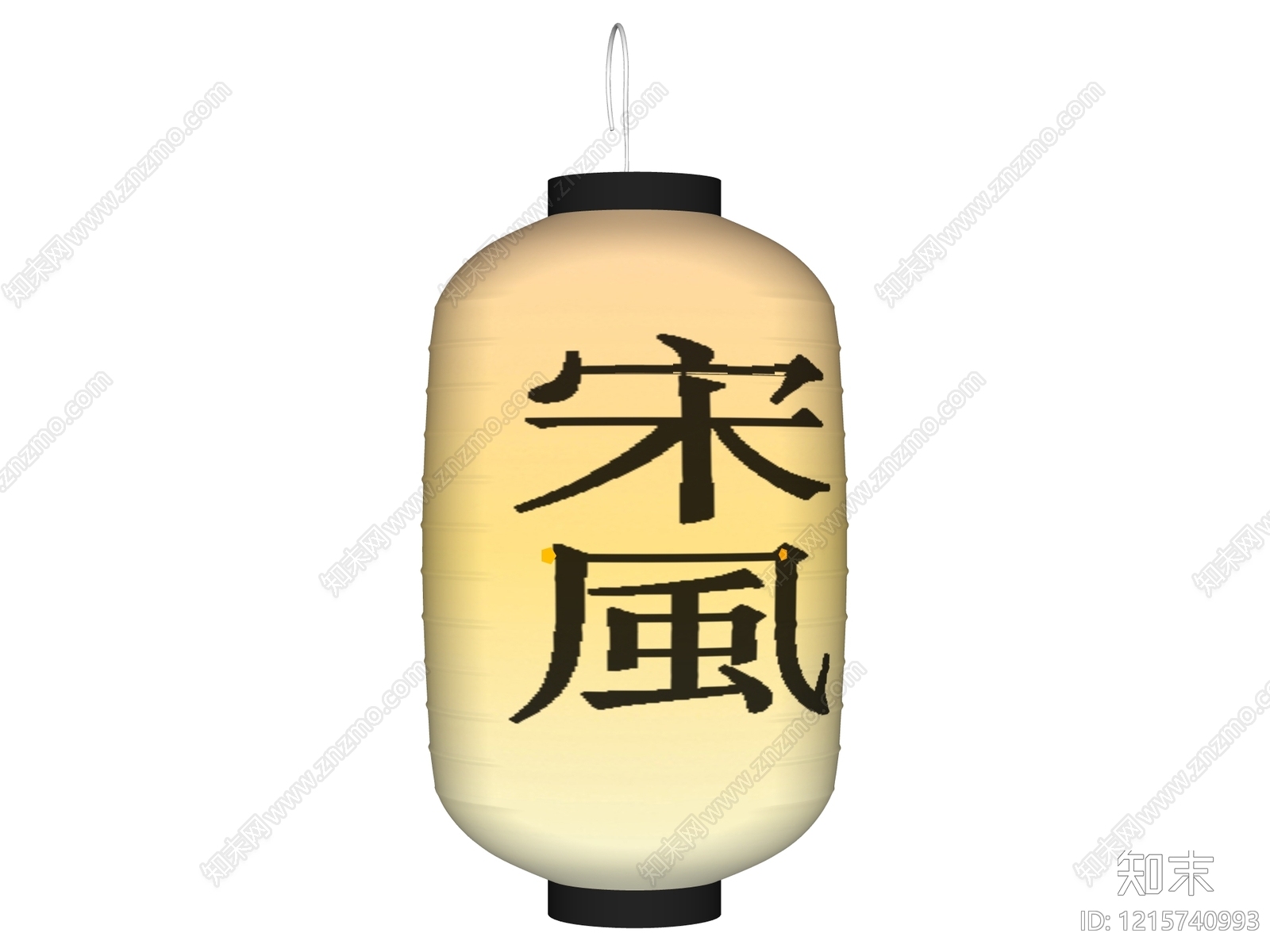 宋式美学灯笼SU模型下载【ID:1215740993】