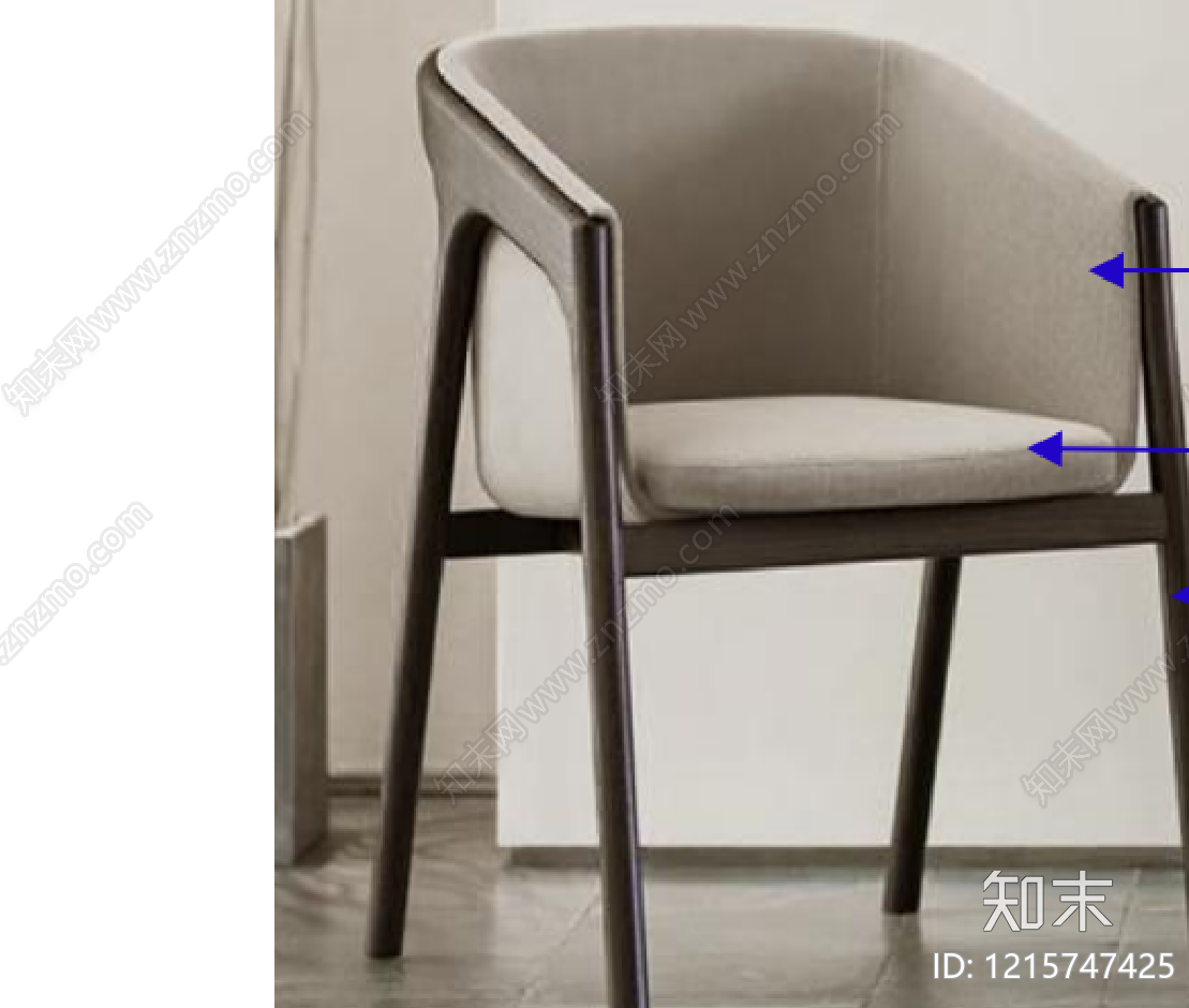 意式椅子施工图下载【ID:1215747425】