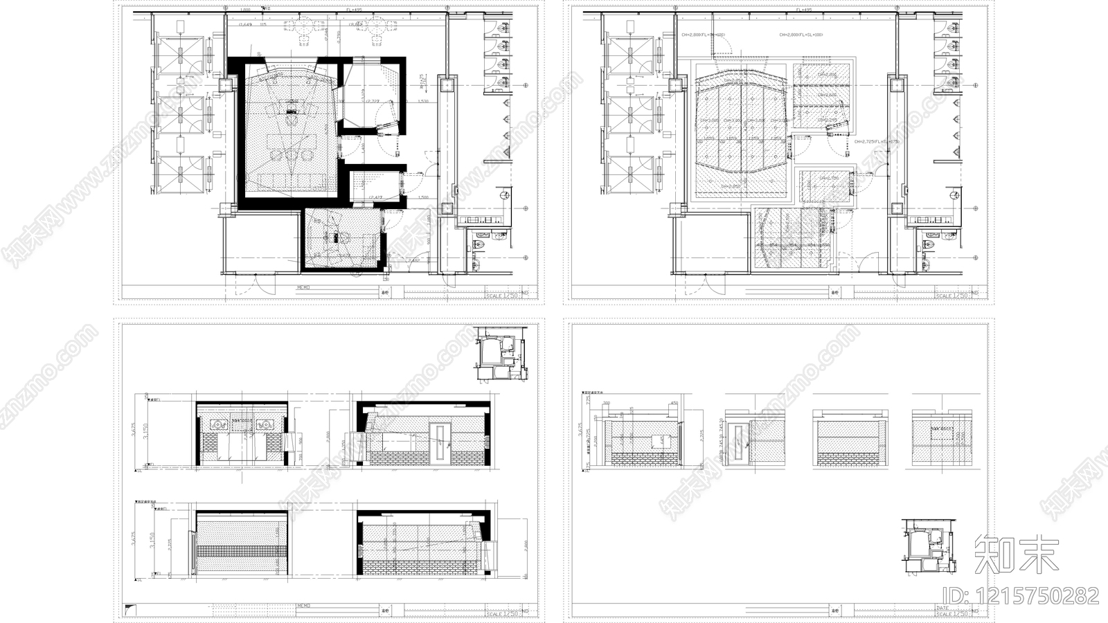 现代其他商业空间施工图下载【ID:1215750282】