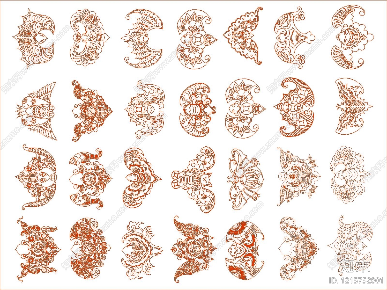 中式其他图库施工图下载【ID:1215752801】