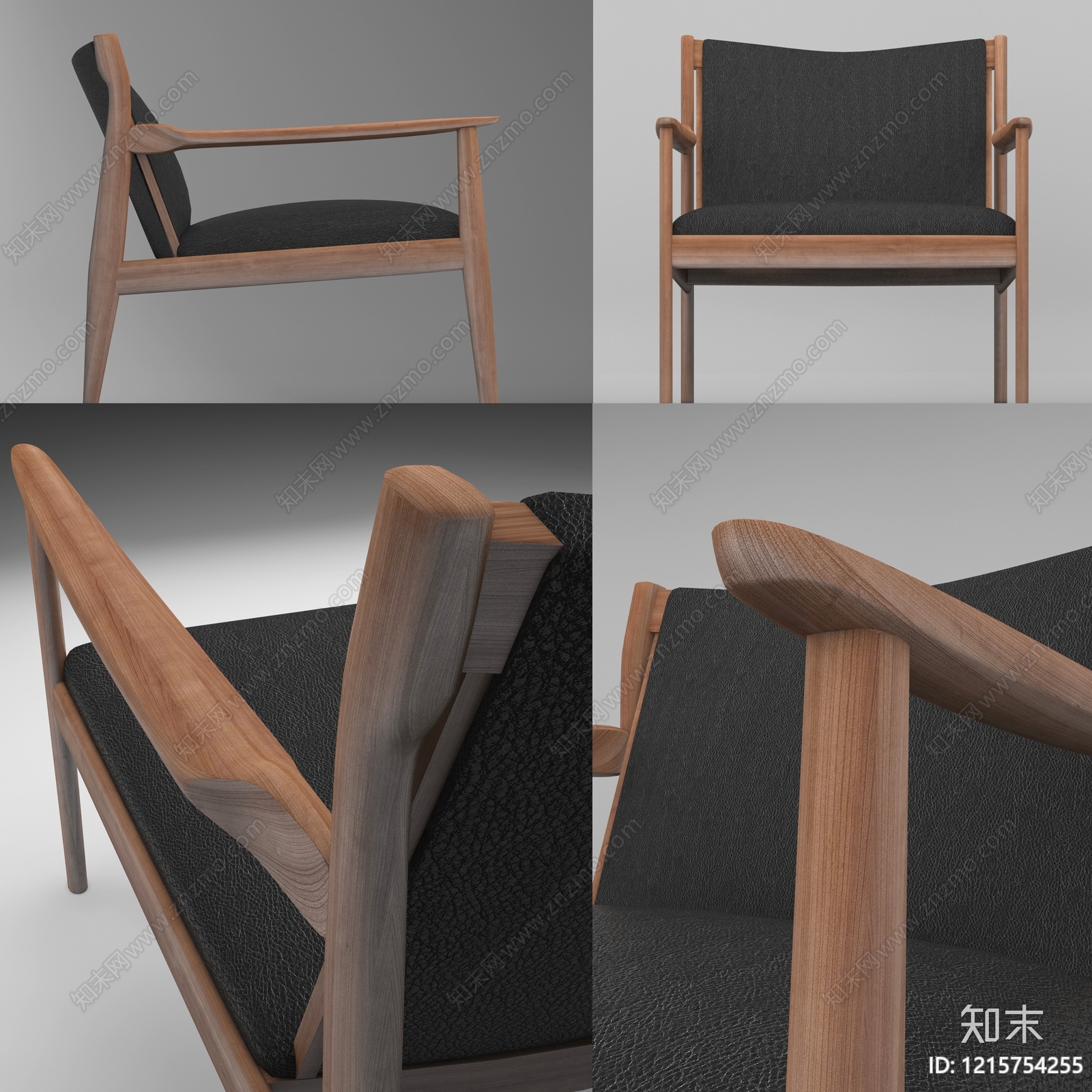 日式休闲椅SU模型下载【ID:1215754255】