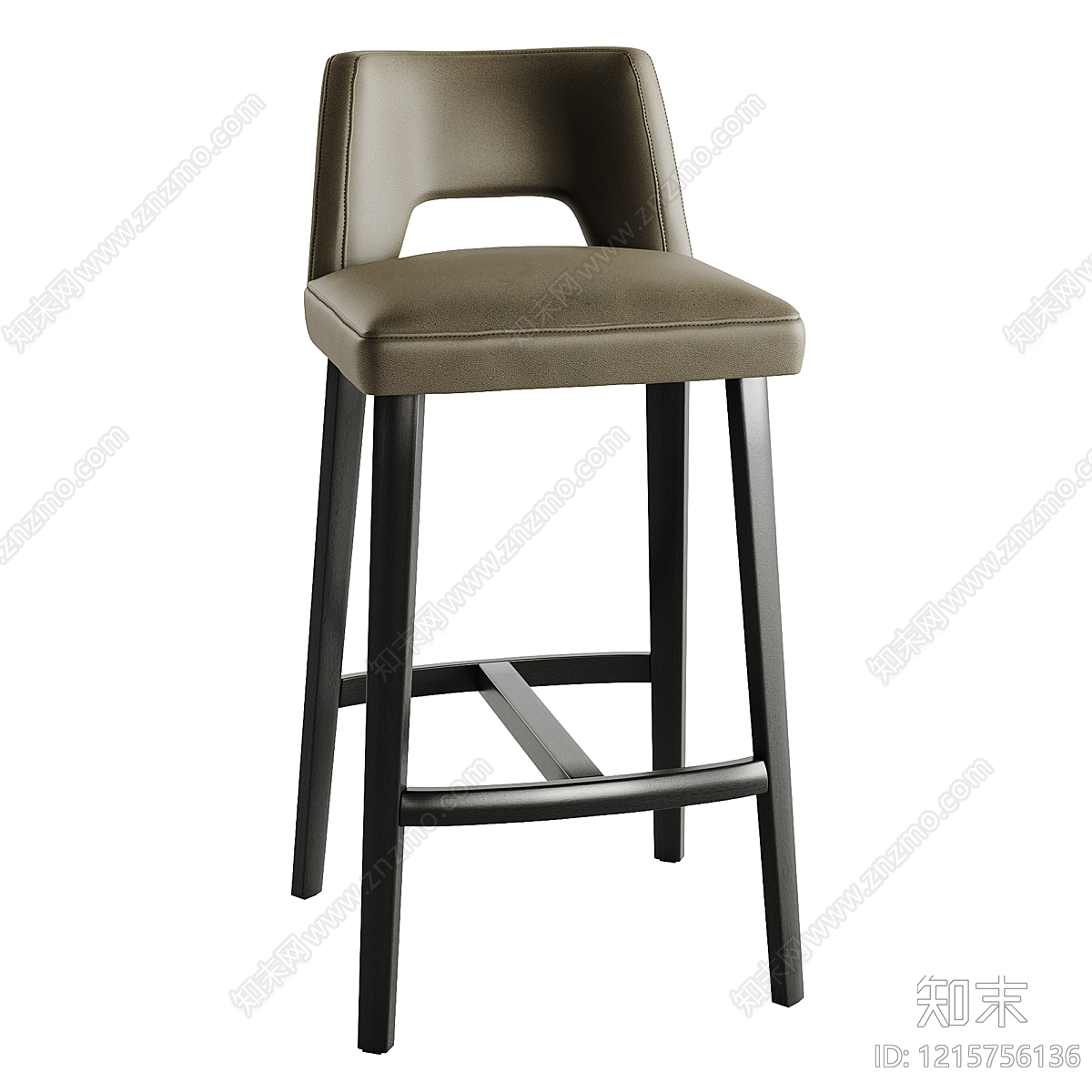现代简约吧椅3D模型下载【ID:1215756136】