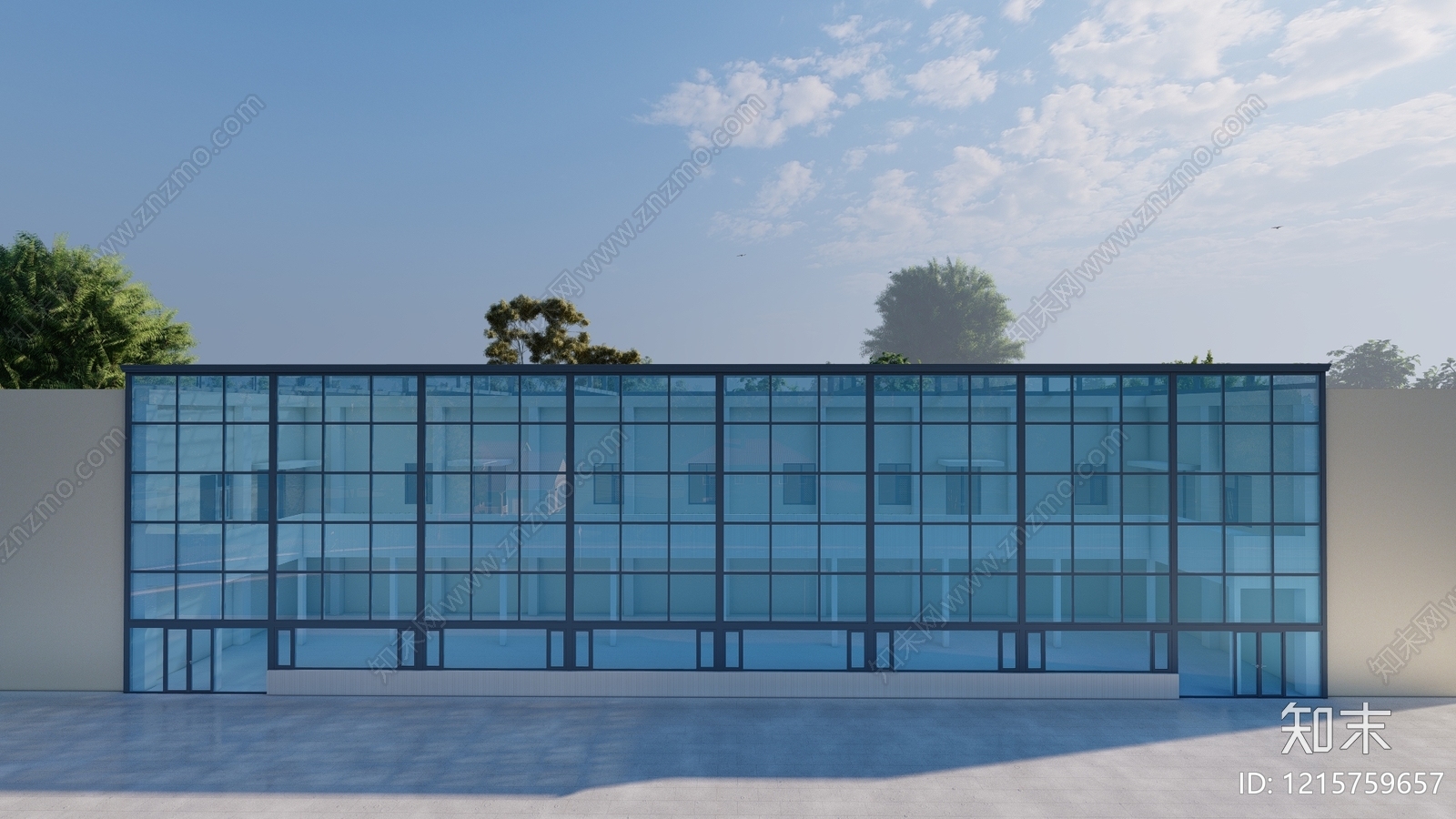现代主义其他公共空间SU模型下载【ID:1215759657】