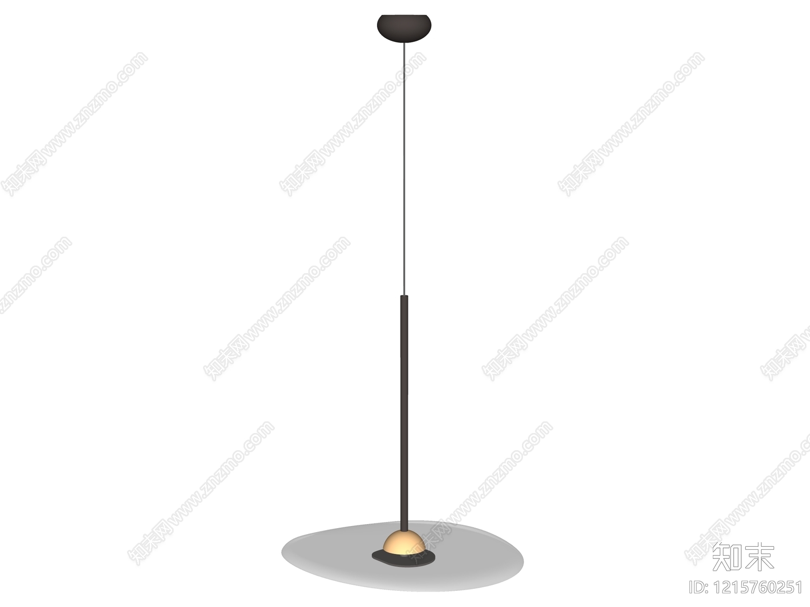 极简吊灯SU模型下载【ID:1215760251】