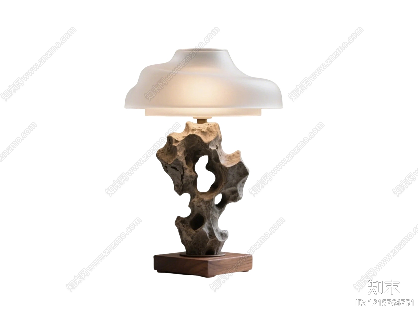 新中式台灯3D模型下载【ID:1215764751】