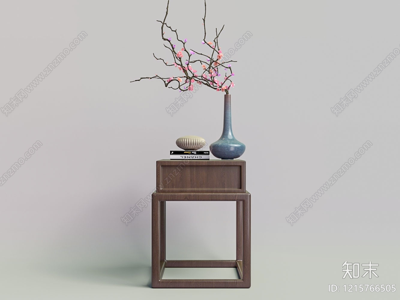 新中式边几3D模型下载【ID:1215766505】