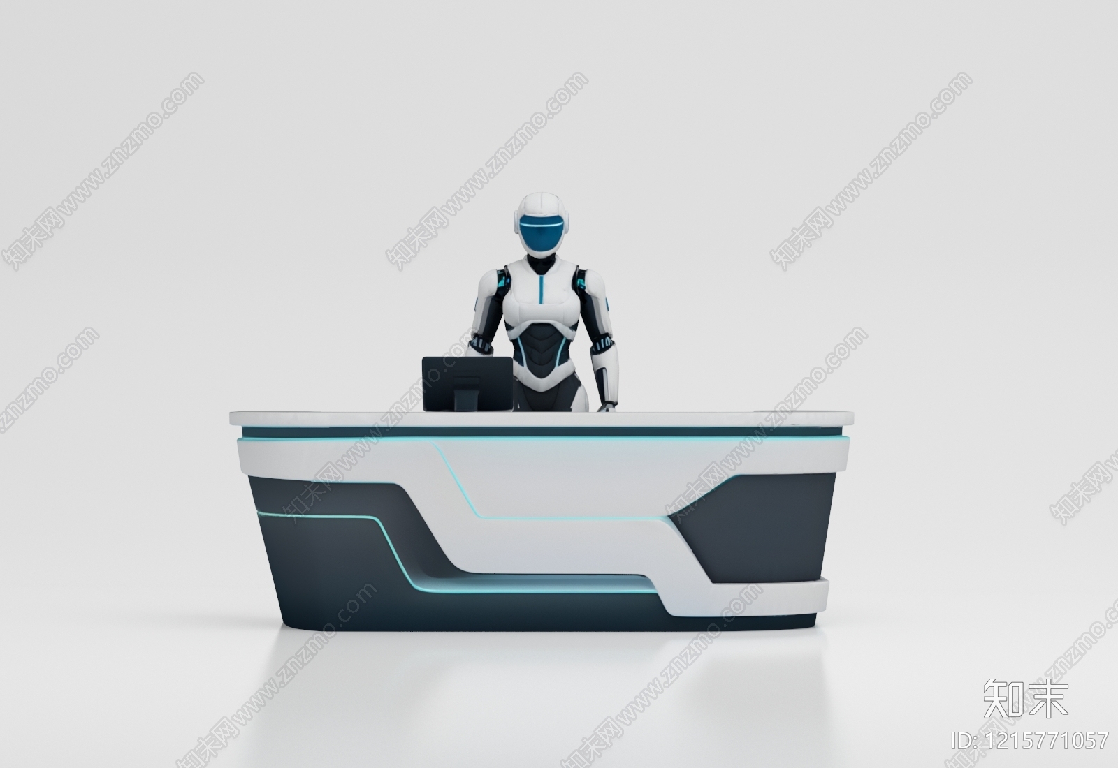 未来主义前台3D模型下载【ID:1215771057】