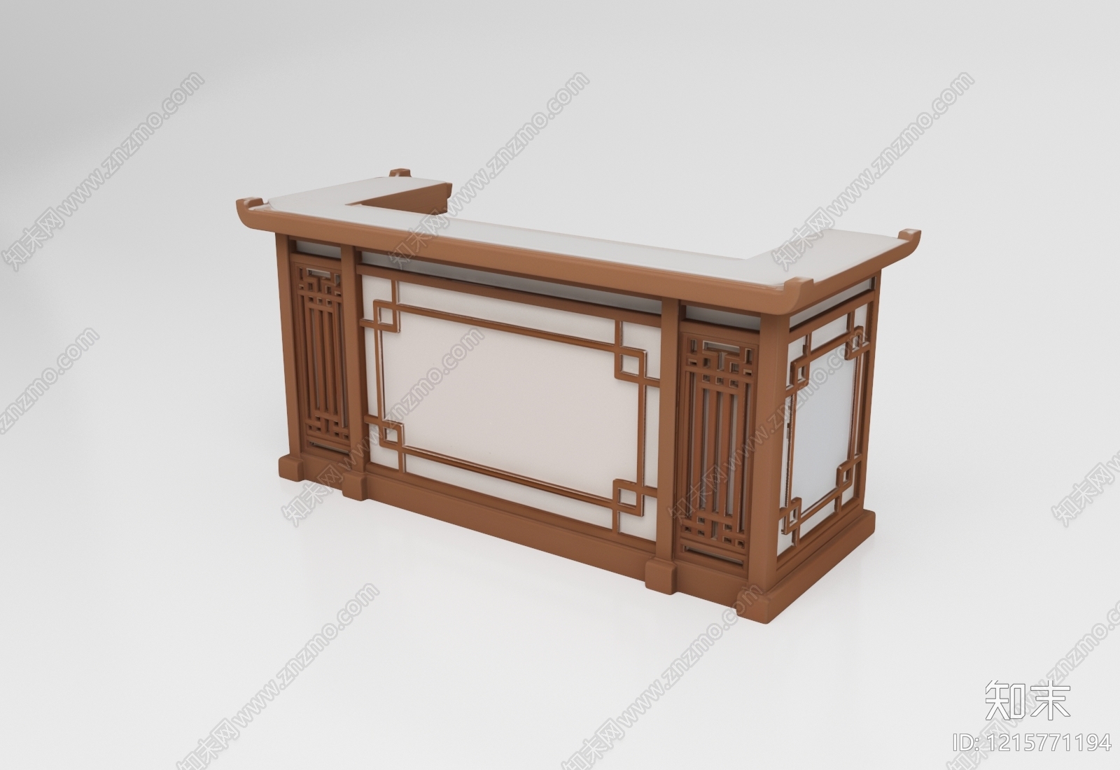 新中式前台3D模型下载【ID:1215771194】
