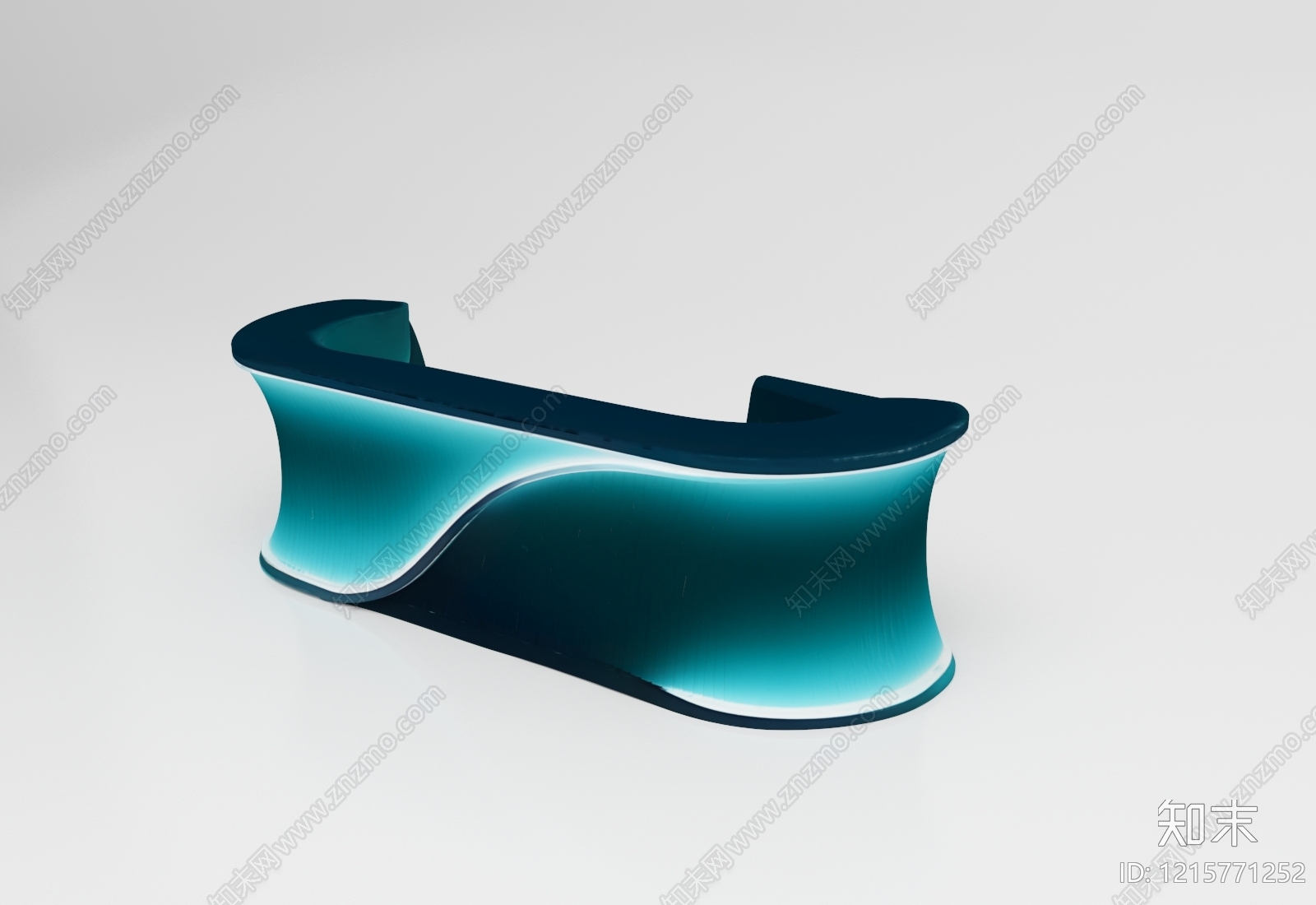 未来主义前台3D模型下载【ID:1215771252】