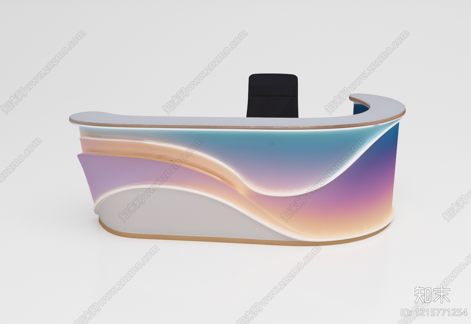 现代简约前台3D模型下载【ID:1215771254】