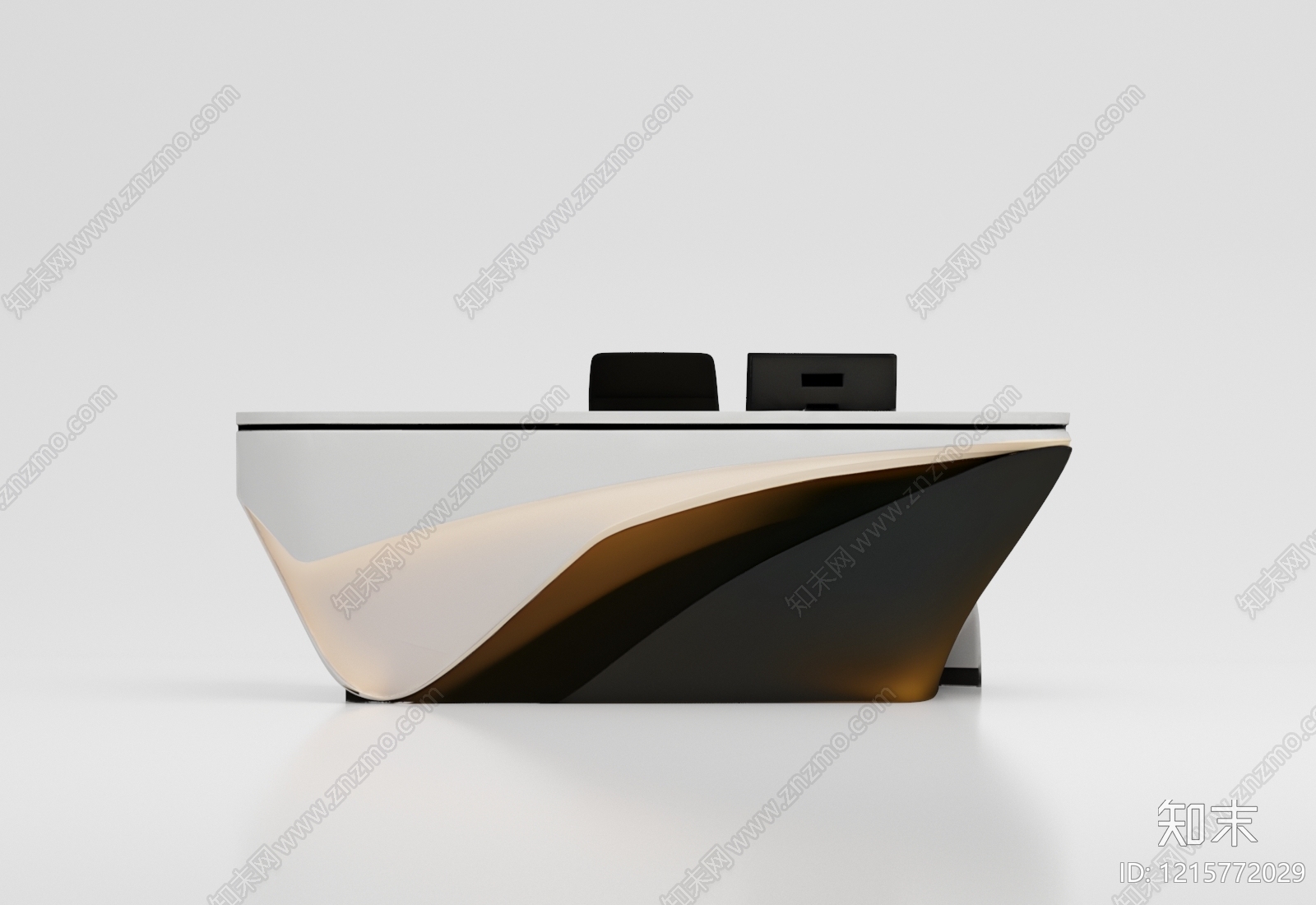现代简约前台3D模型下载【ID:1215772029】