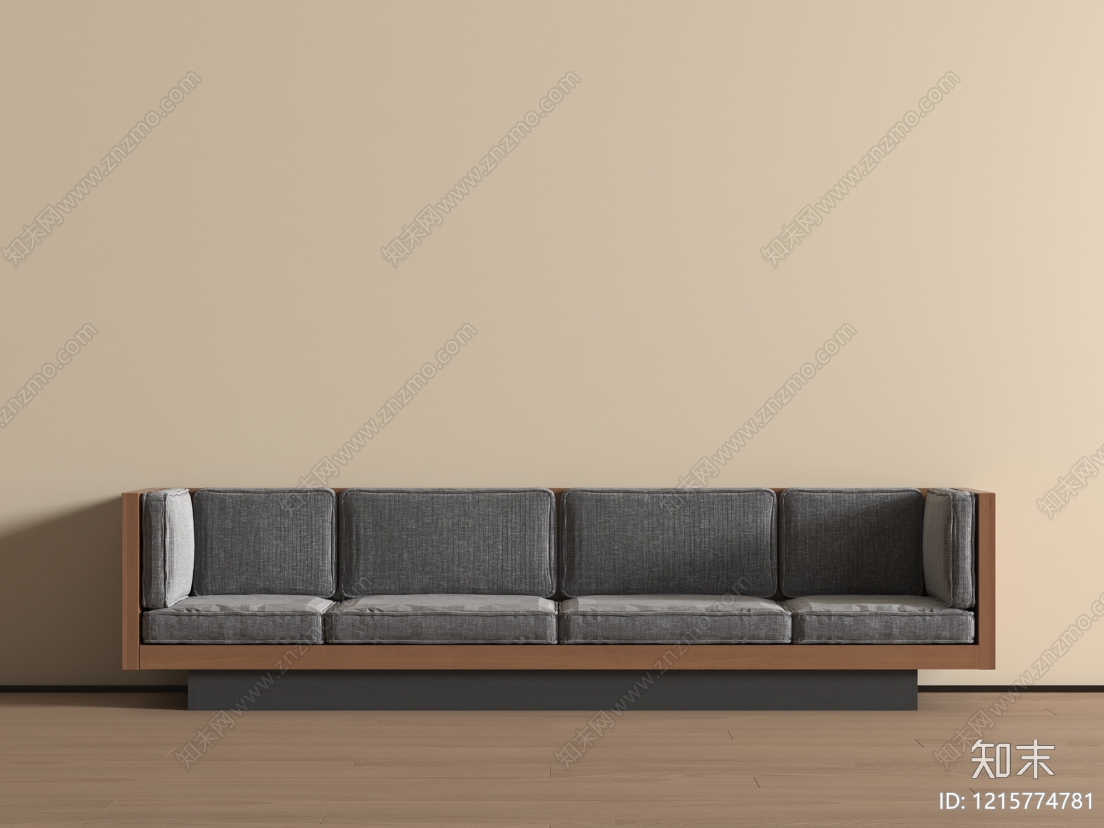 现代简约卡座沙发3D模型下载【ID:1215774781】