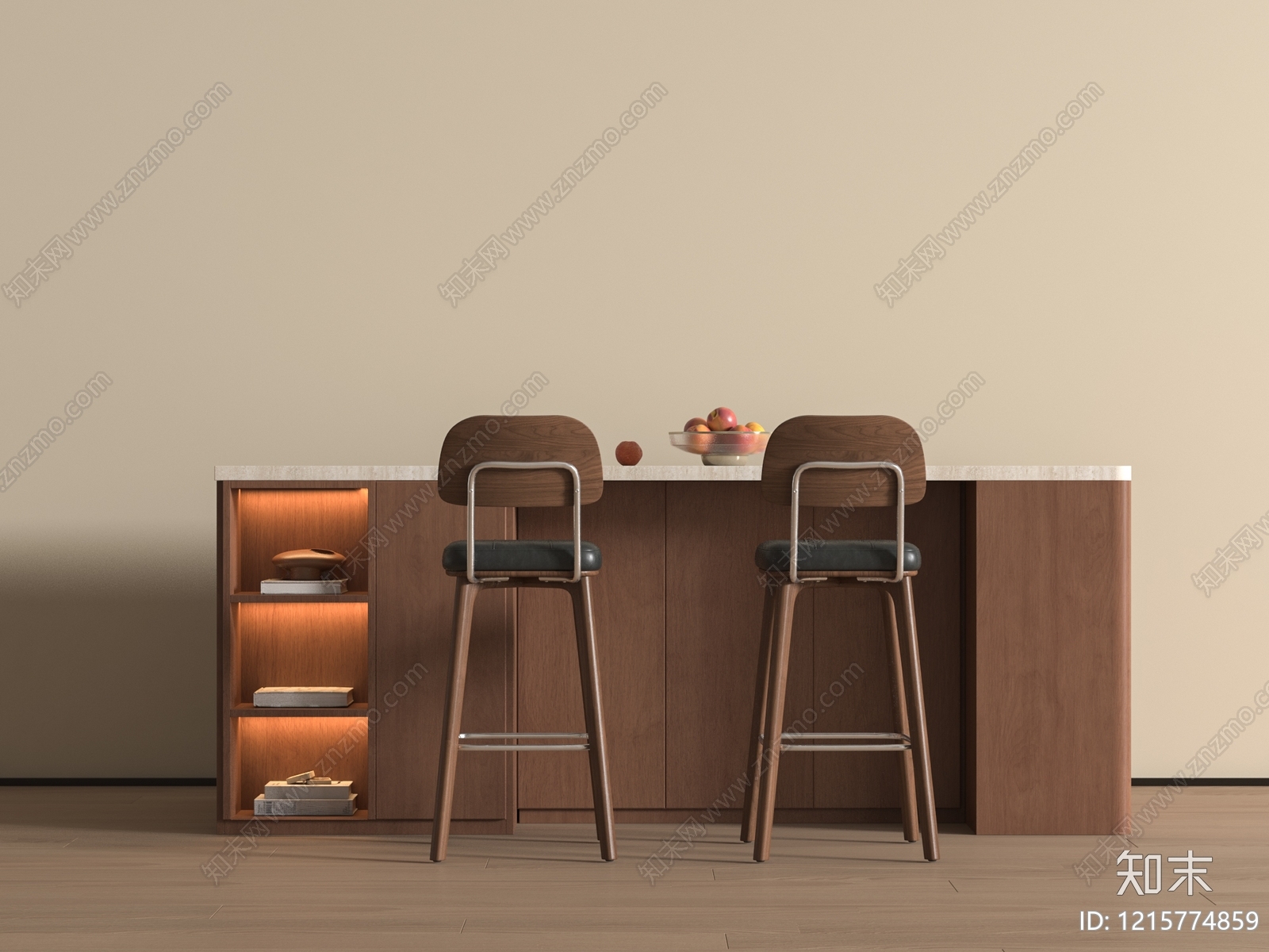 现代简约岛台3D模型下载【ID:1215774859】