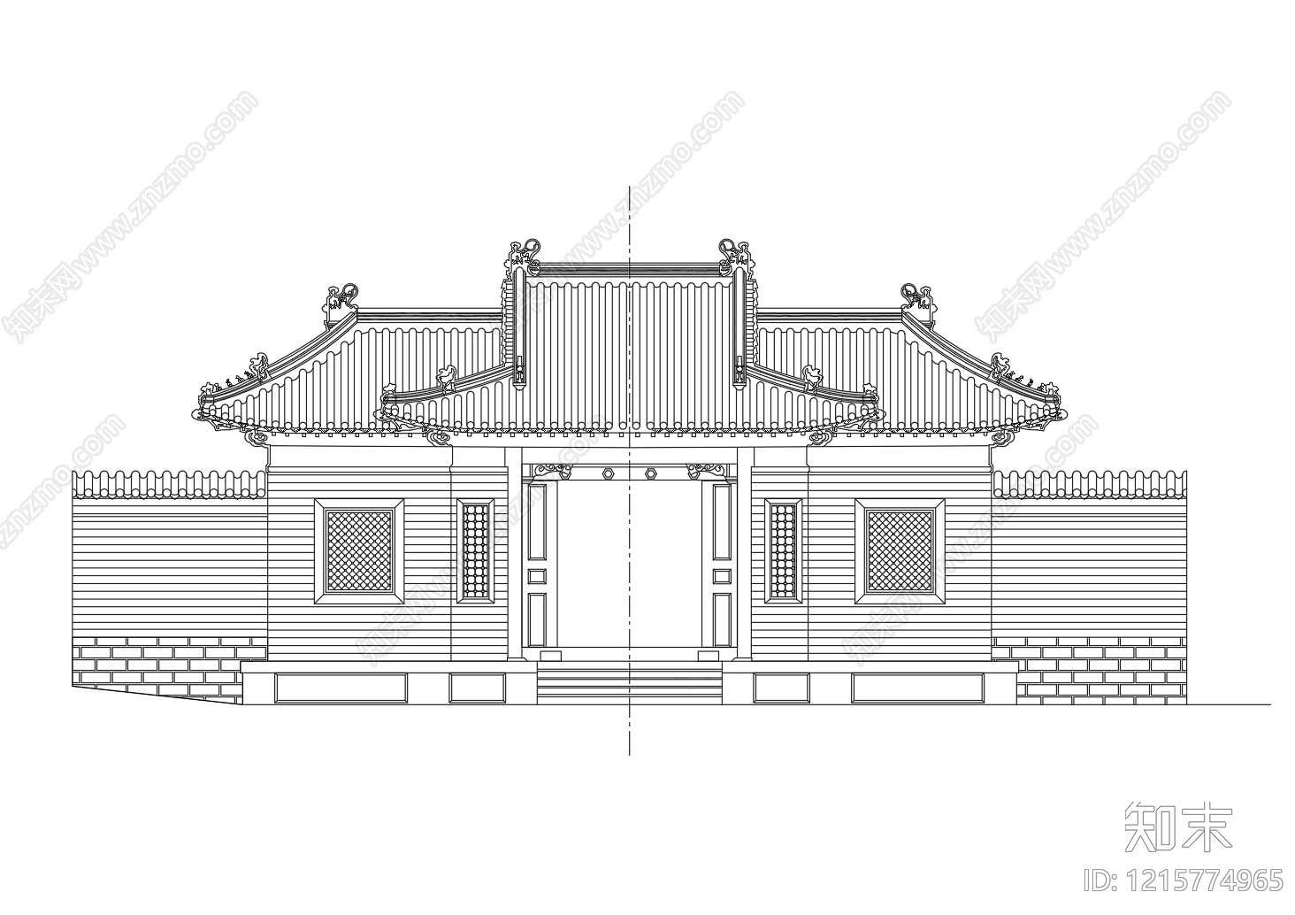 仿古建筑CAD图纸