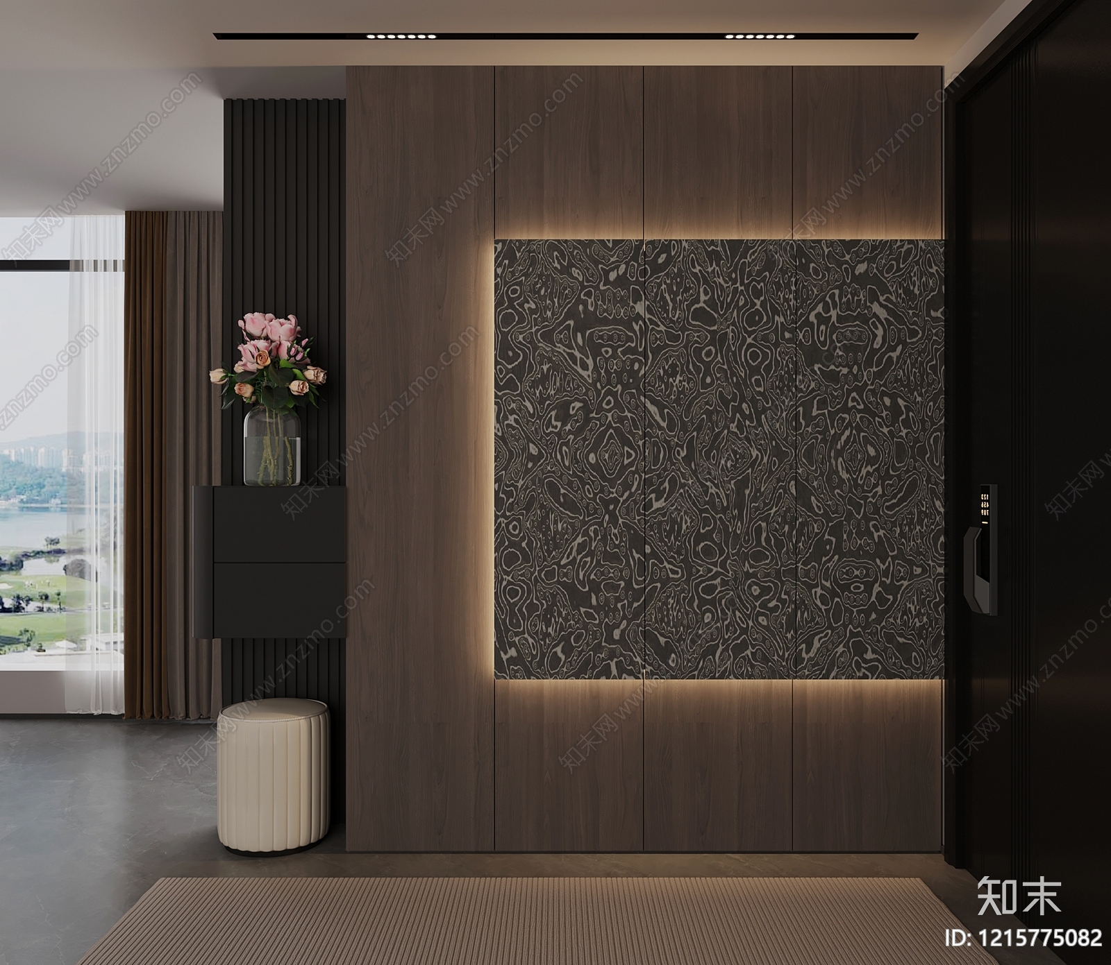 现代简约玄关SU模型下载【ID:1215775082】