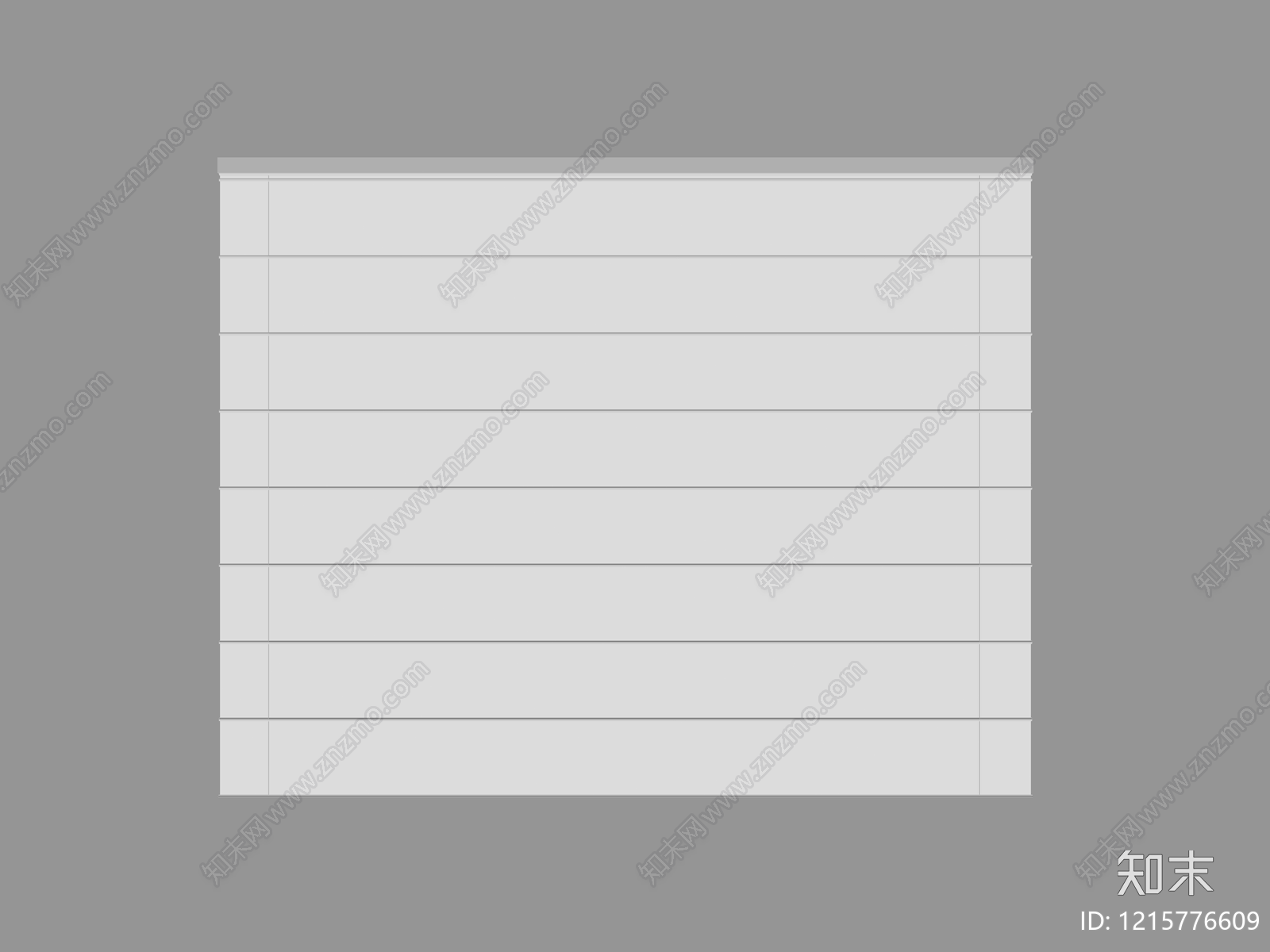 极简窗帘SU模型下载【ID:1215776609】