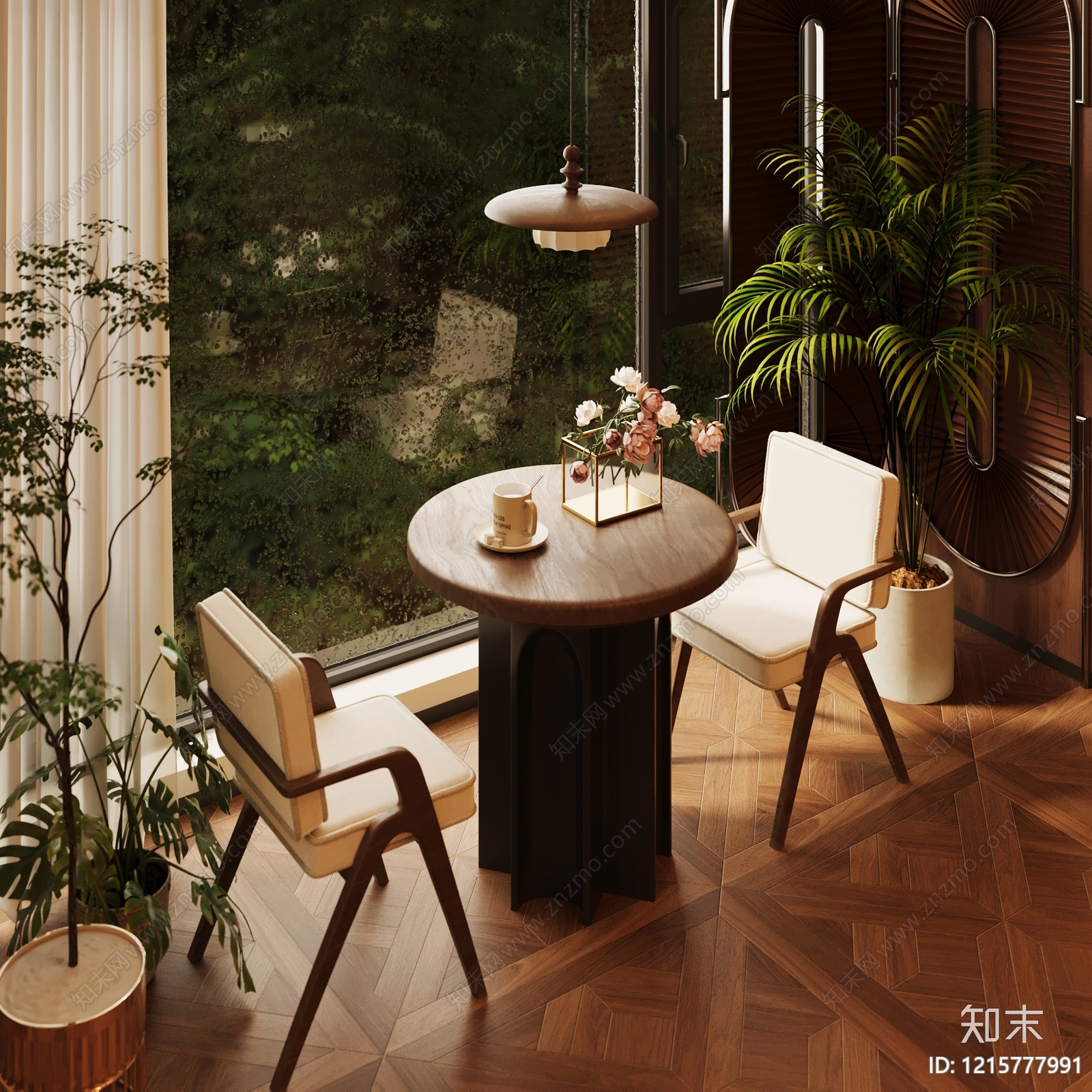 中古风阳台3D模型下载【ID:1215777991】