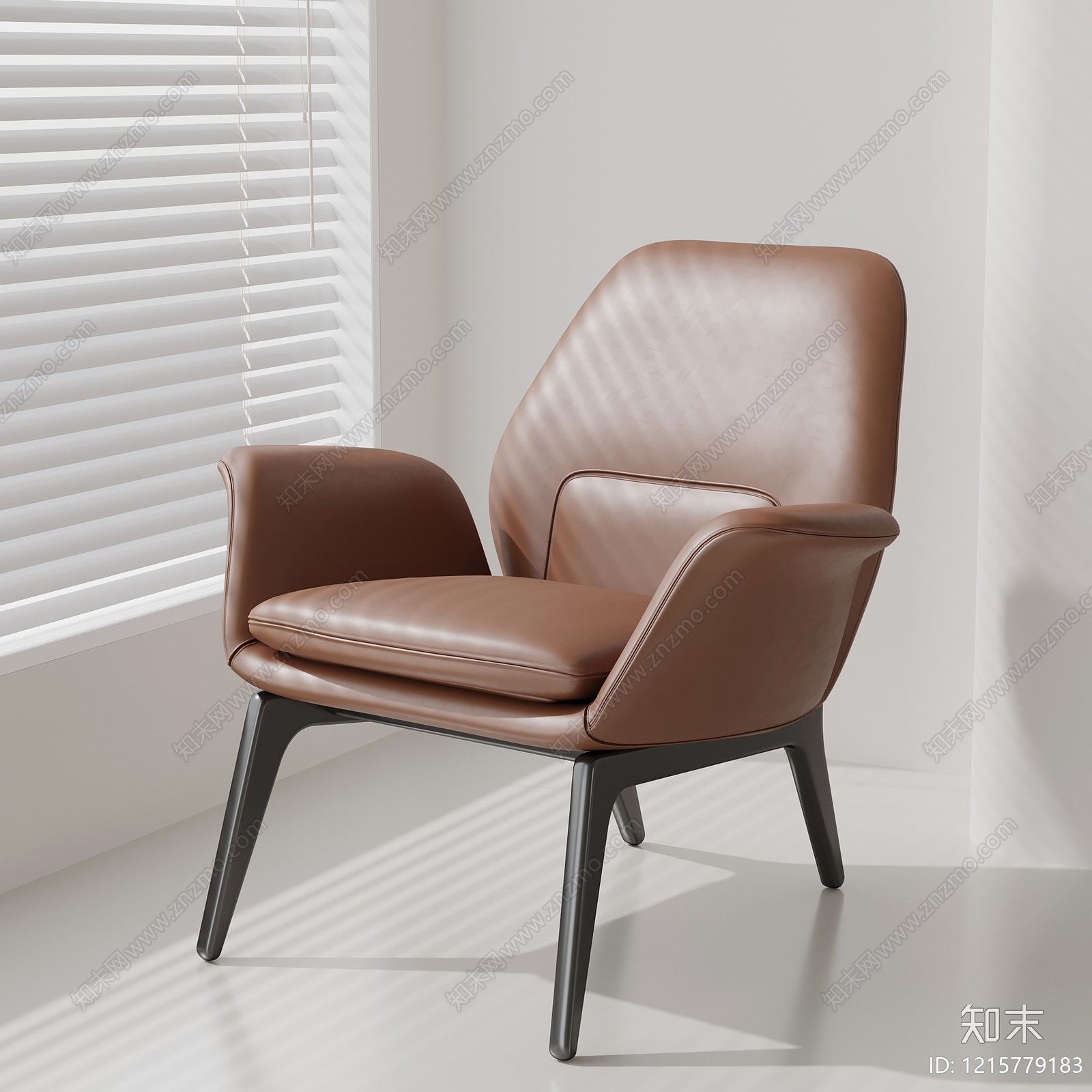 现代简约单人沙发3D模型下载【ID:1215779183】