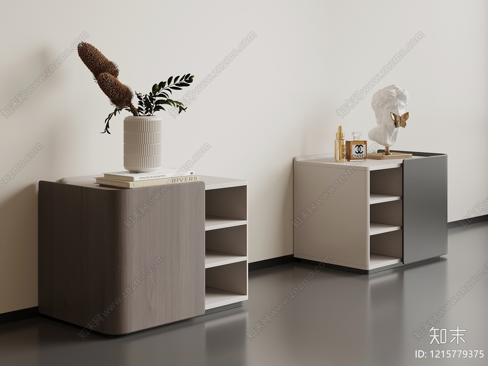 极简储物柜3D模型下载【ID:1215779375】